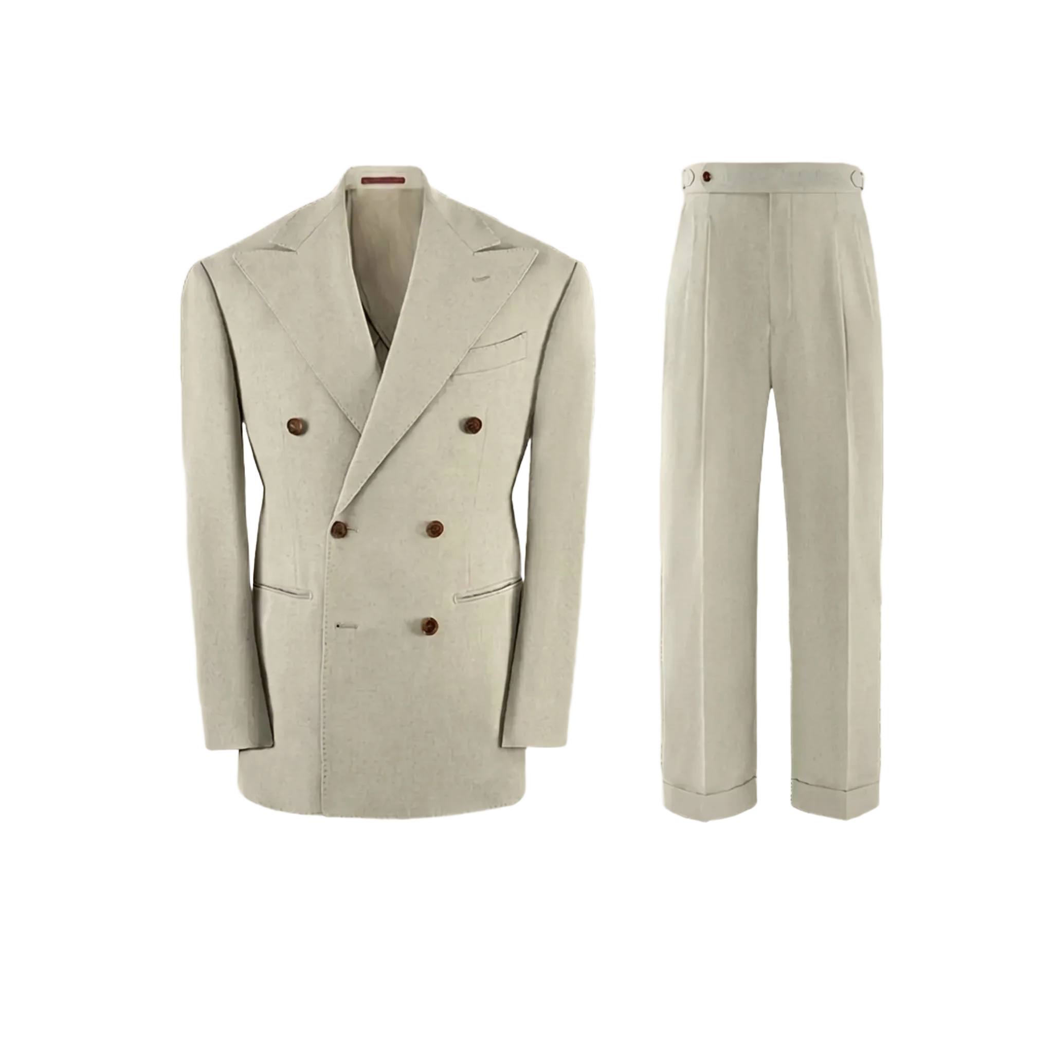 Linen-Blend Double-Breasted Suit - Image 15