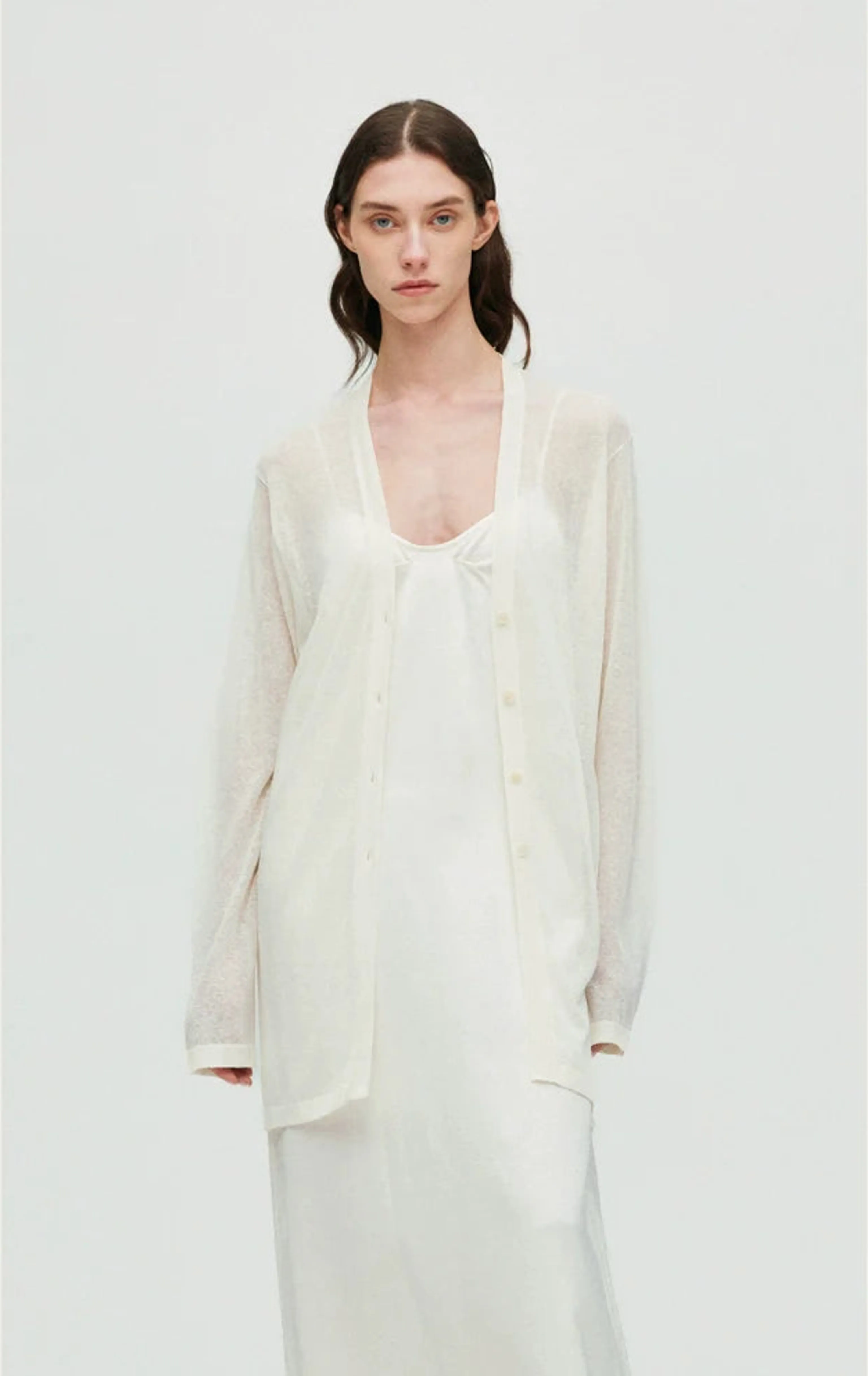 Linen Blend Knit Cardigan - Image 5