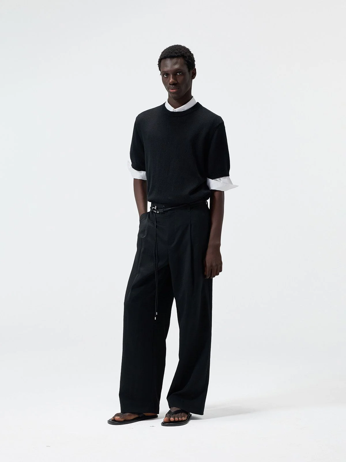Linen-Blend Knit Tee - Image 4