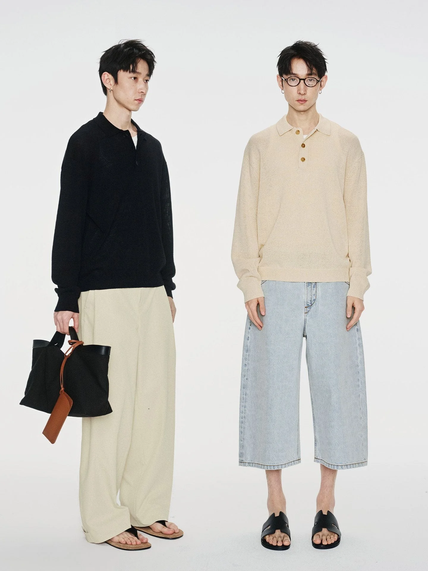Linen-Blend Polo Sweater - Image 2