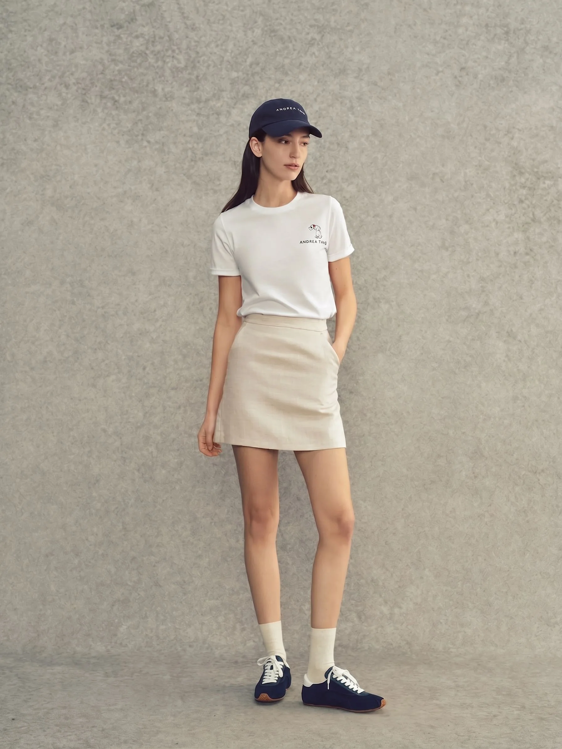 Linen Blend Skort - Image 6