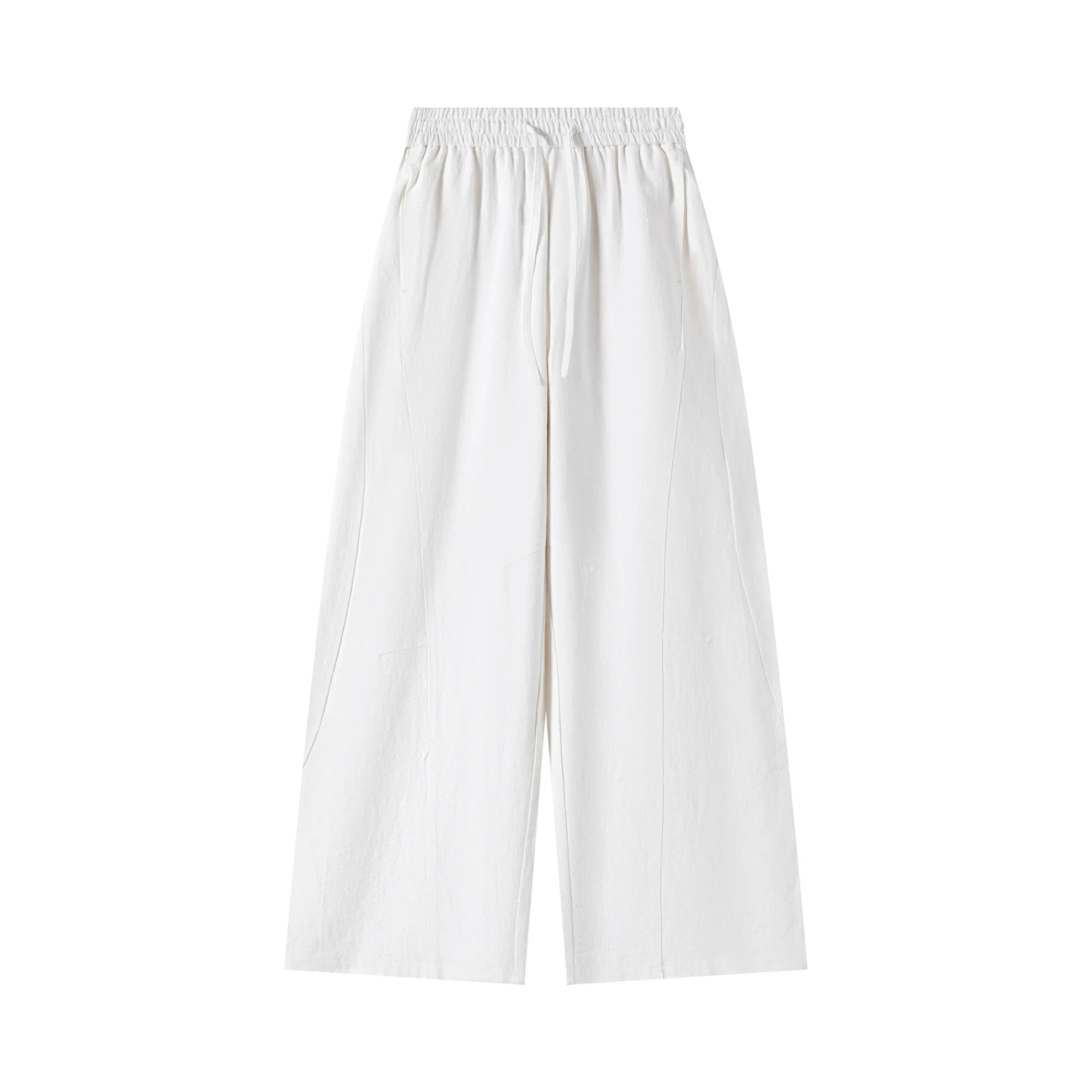 Linen-Blend Wide-Leg Trousers - Image 8