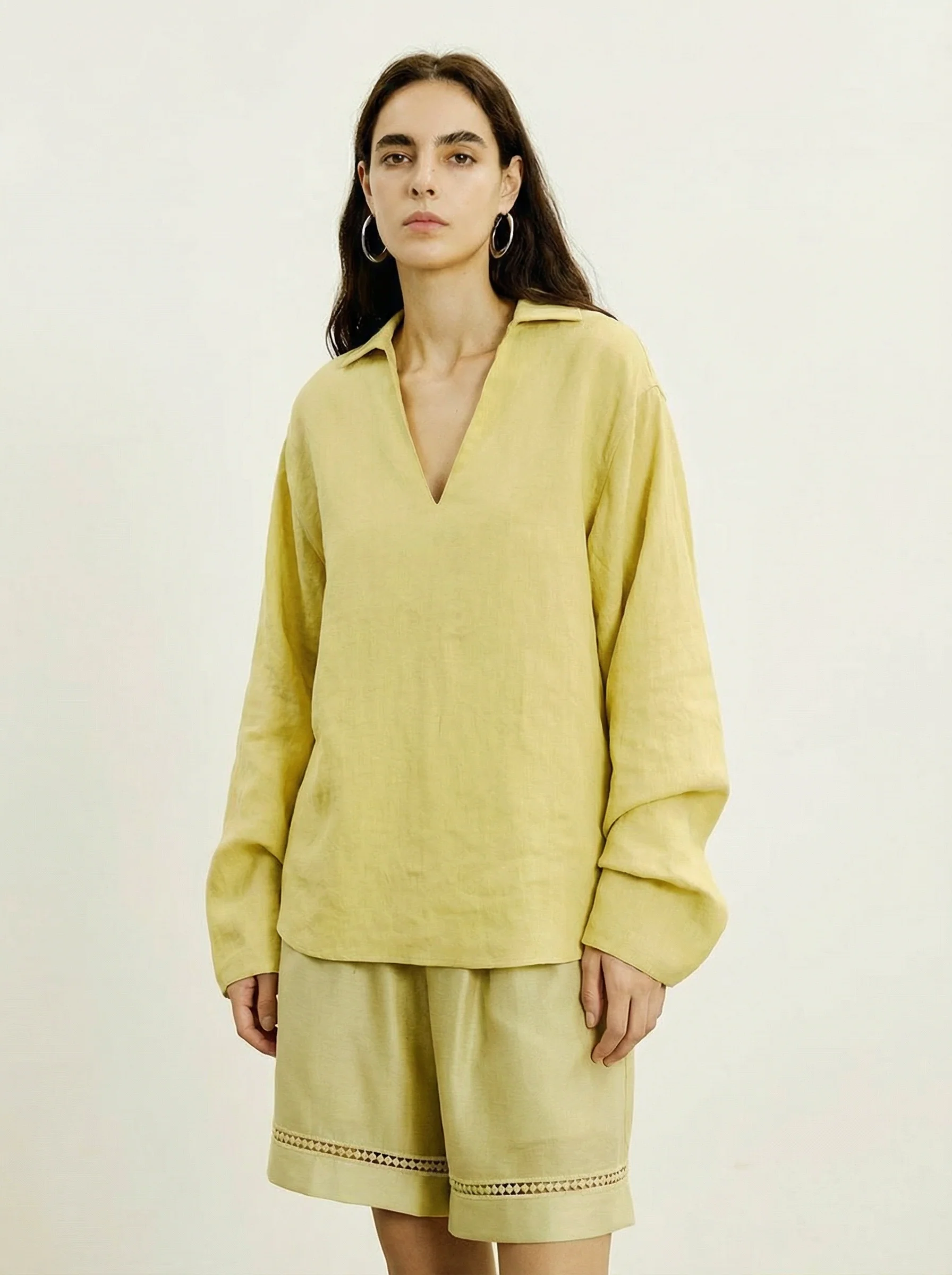 Linen Blouse Set - Image 4