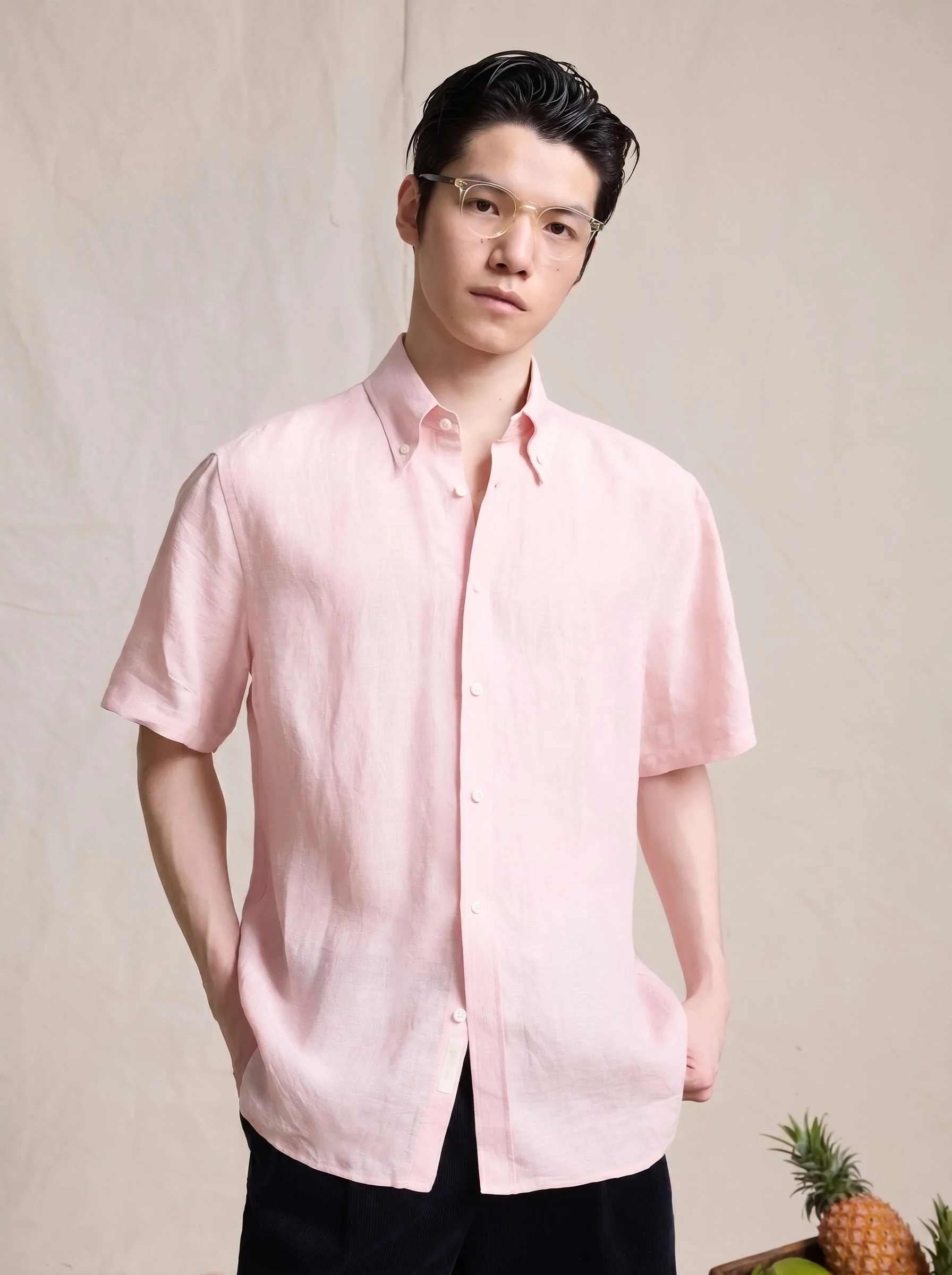 Linen Button-Down Shirt