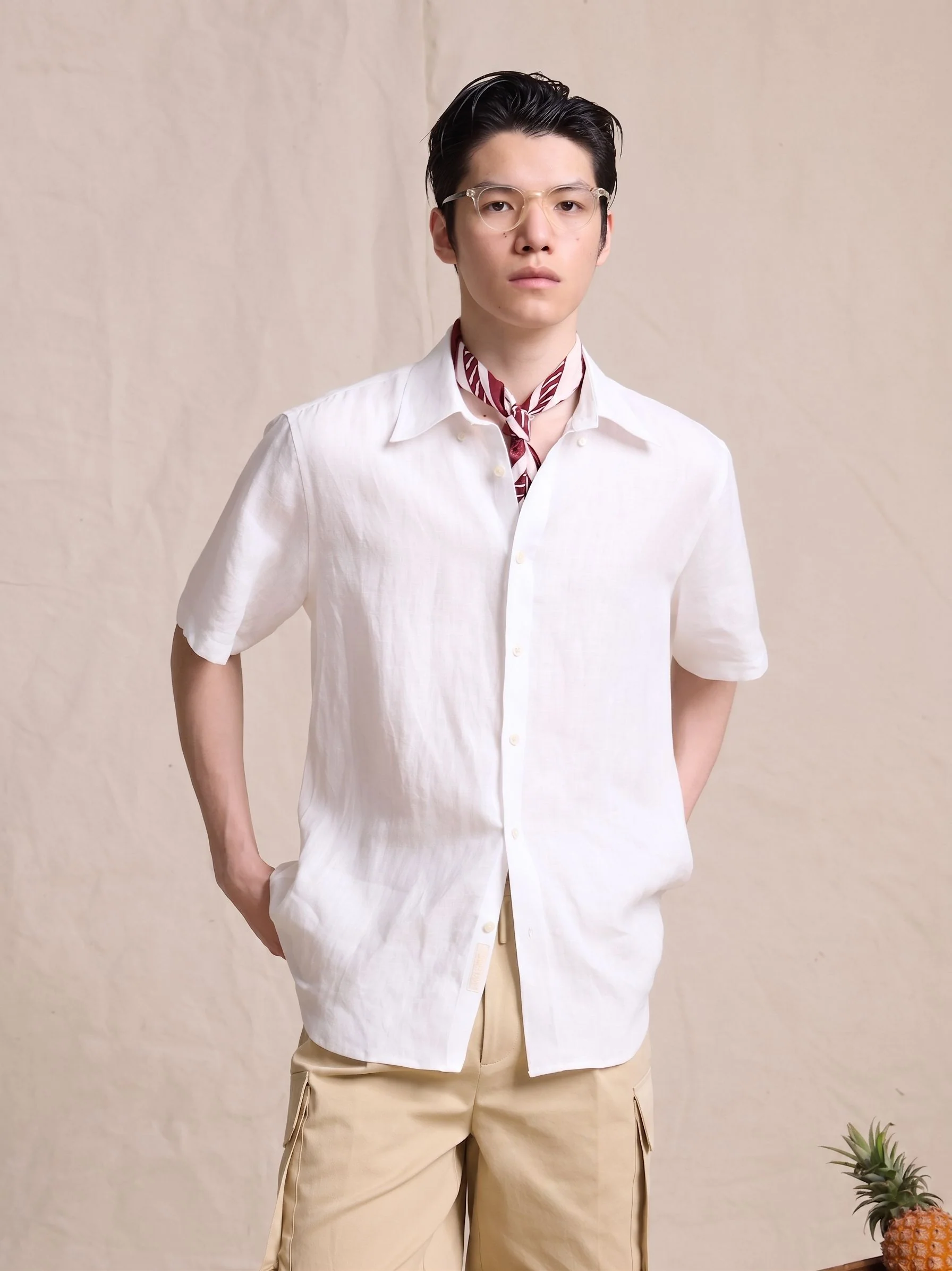 Linen Button-Down Shirt - Image 2
