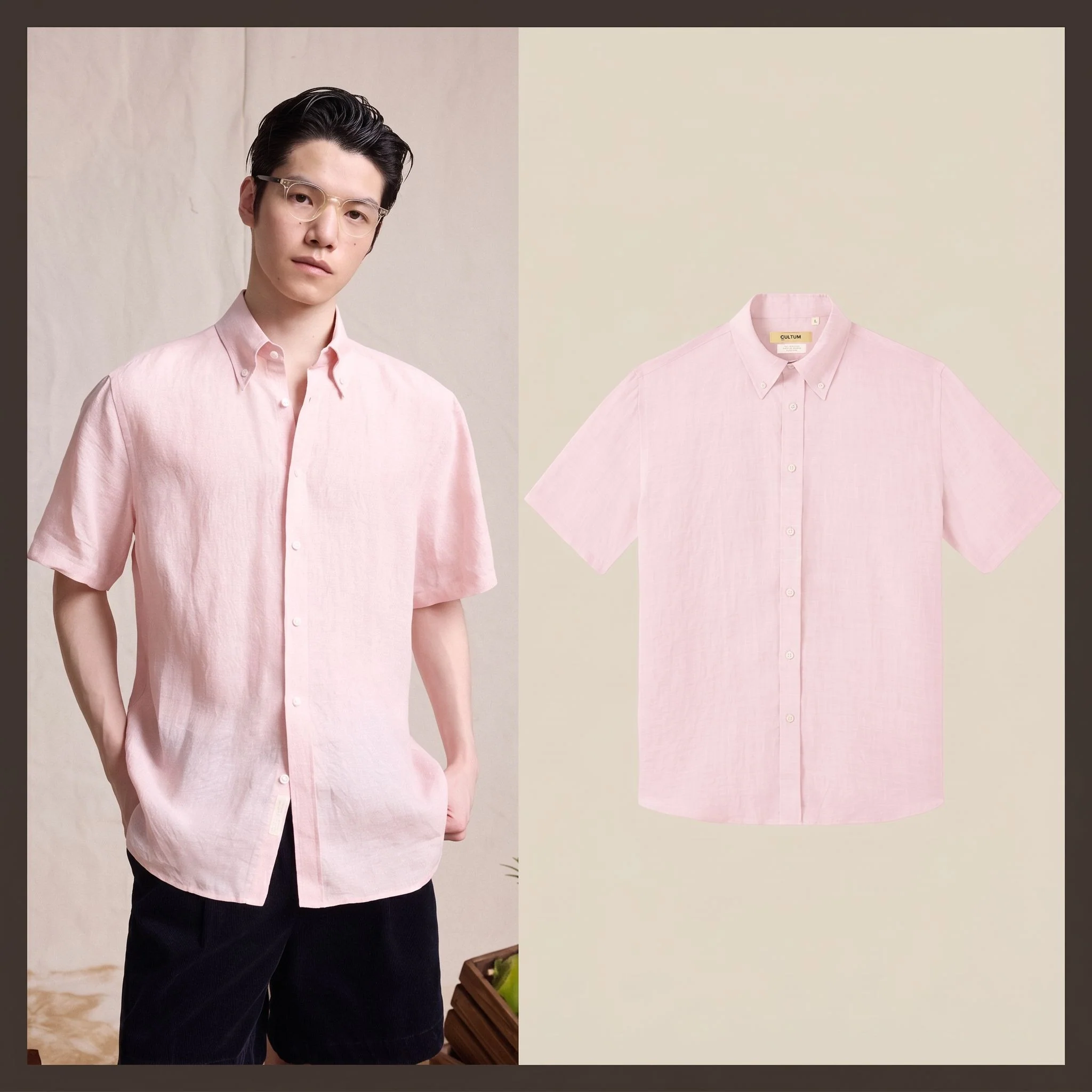 Linen Button-Down Shirt - Image 5