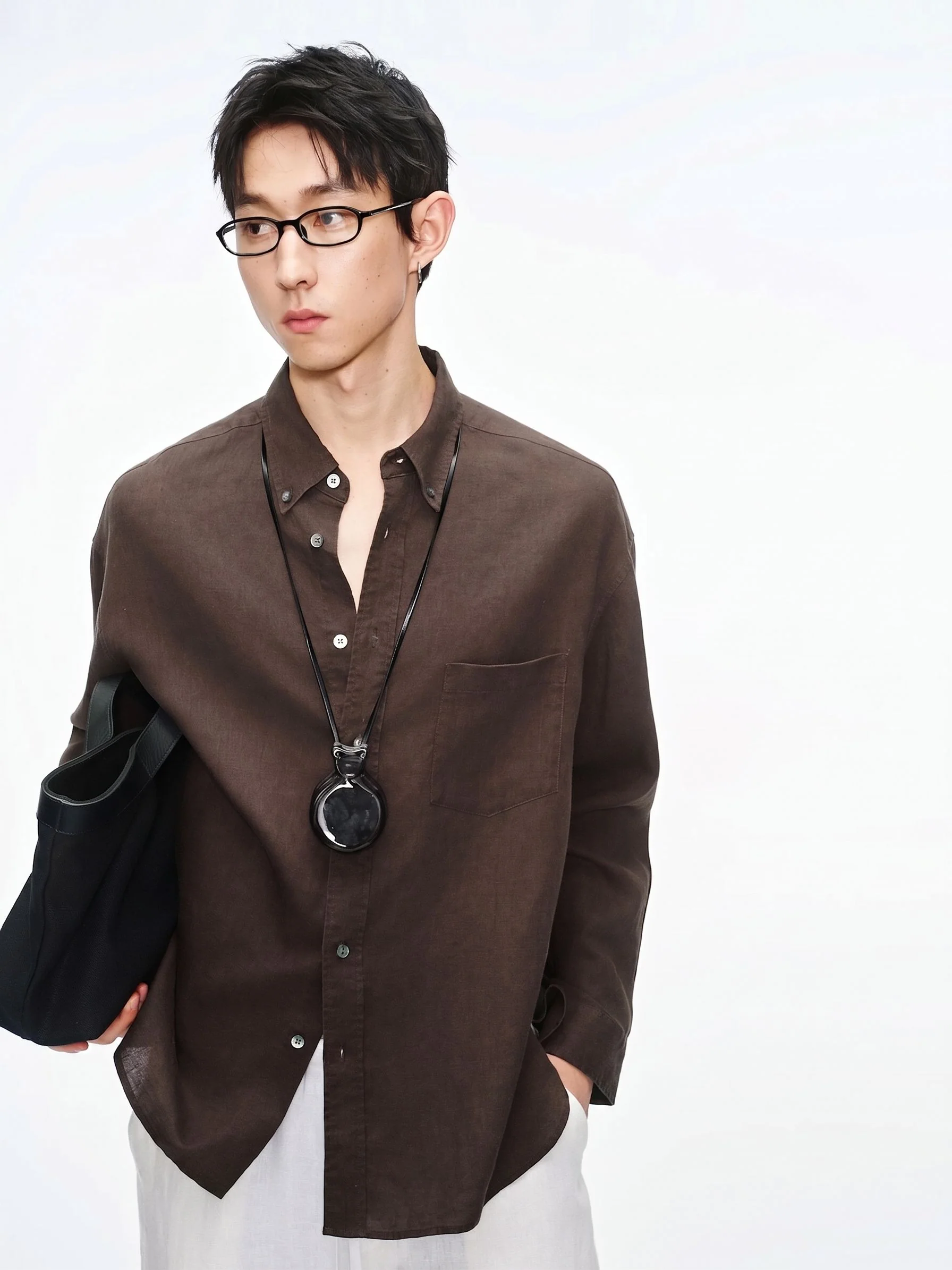 Linen Button-Down Shirt