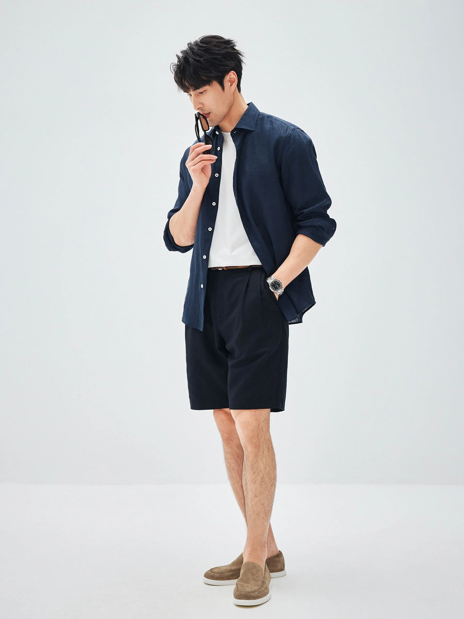 Linen Button Shirt - Image 4