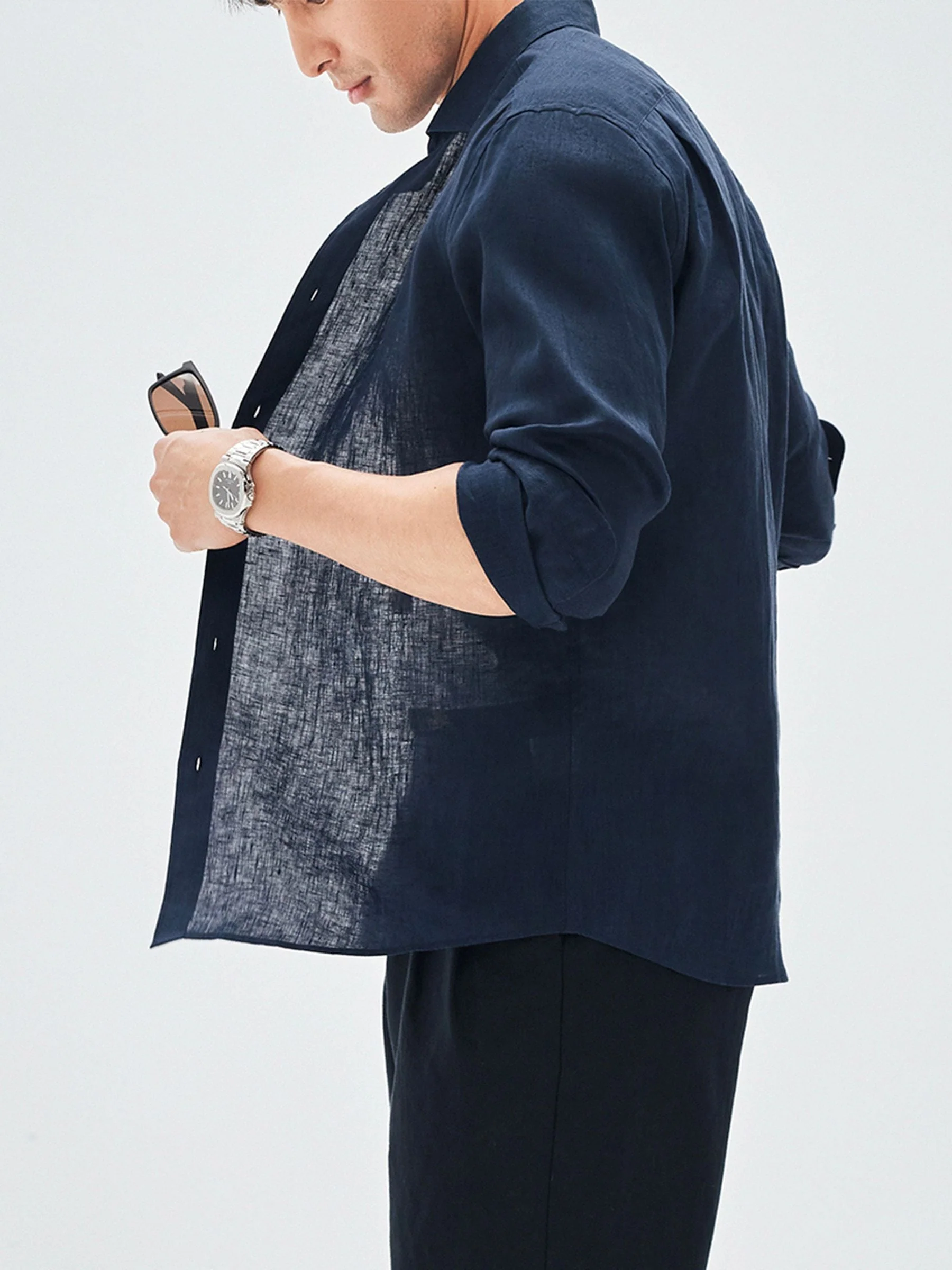 Linen Button Shirt - Image 5