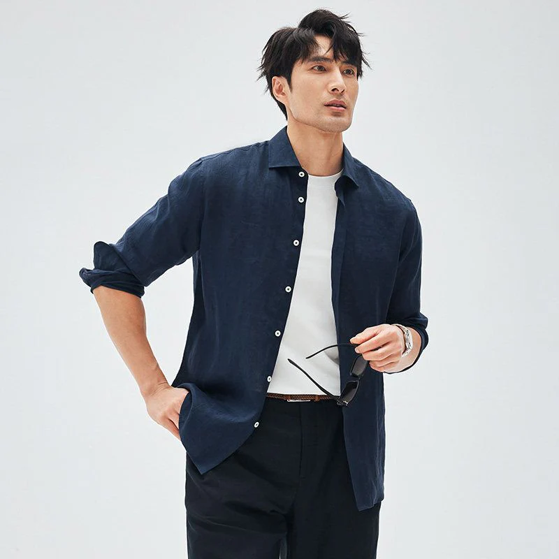 Linen Button Shirt - Image 6