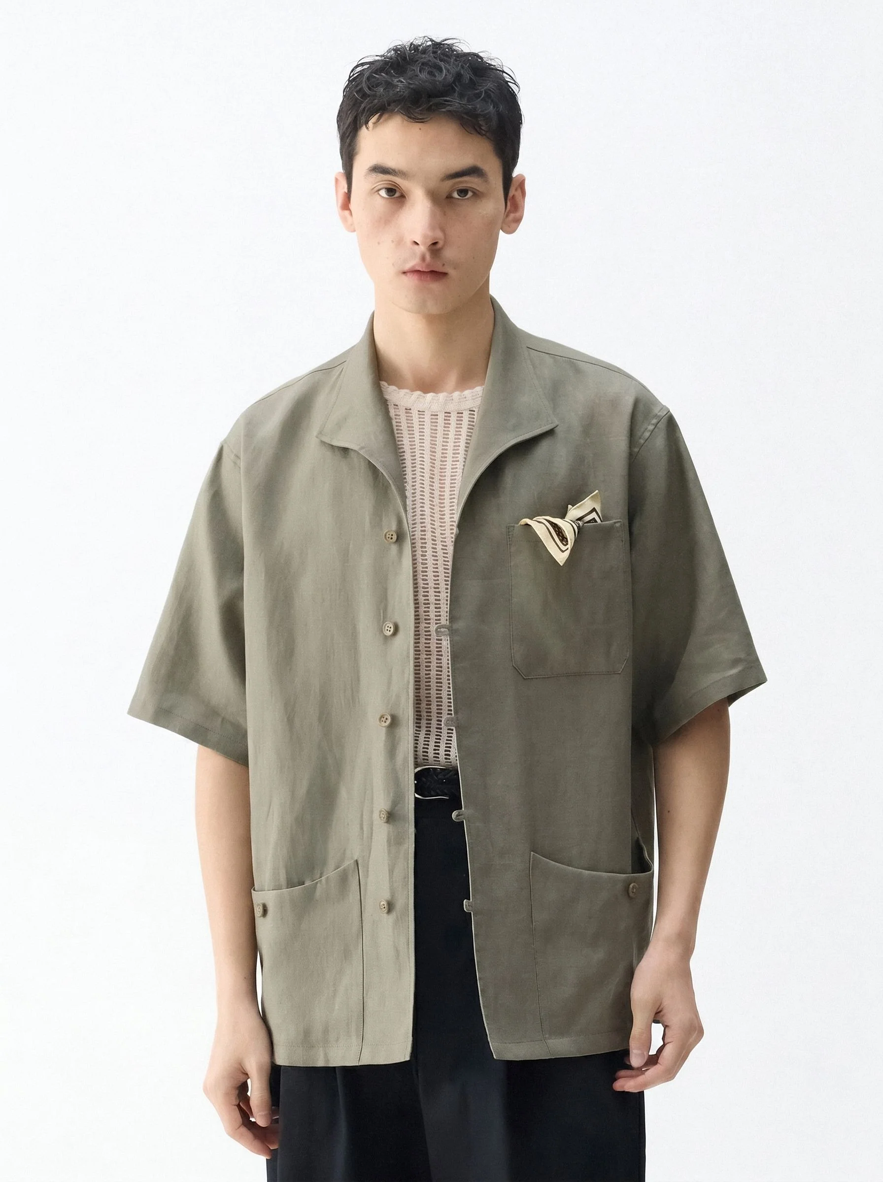 Linen Camp Shirt