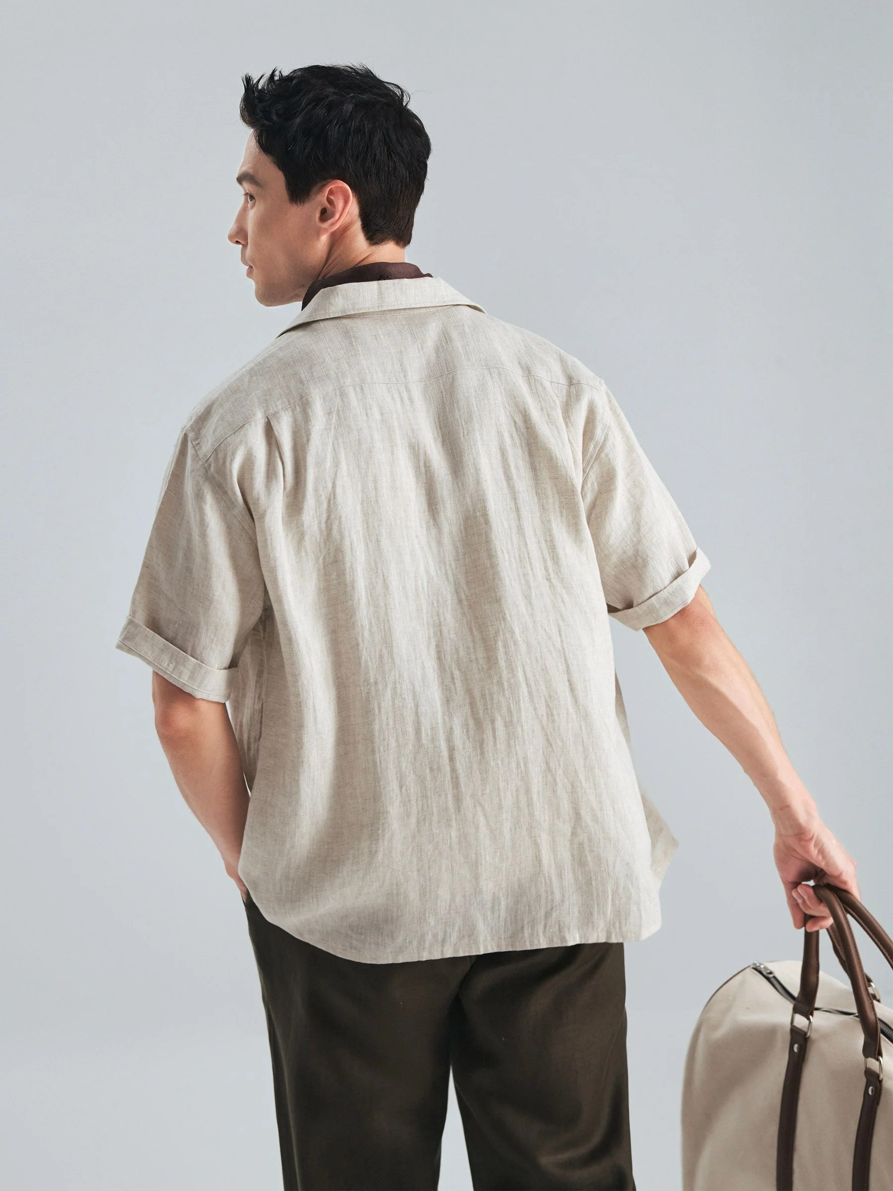 Linen Camp Shirt - Image 5