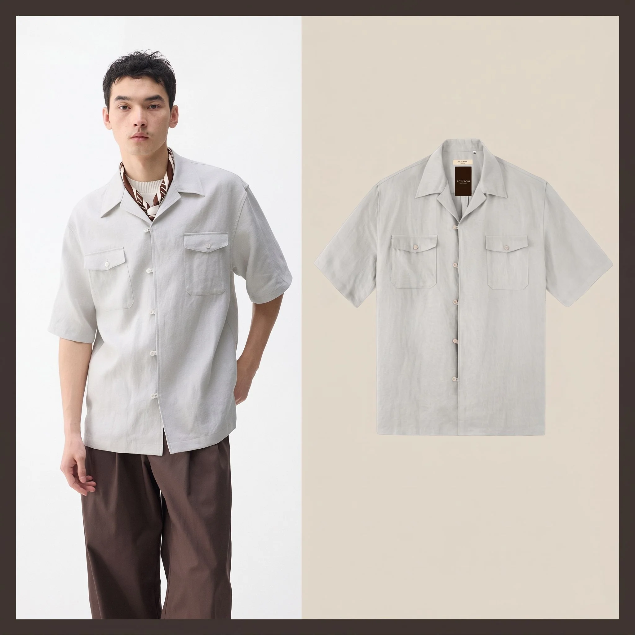Linen Camp Shirt - Image 5