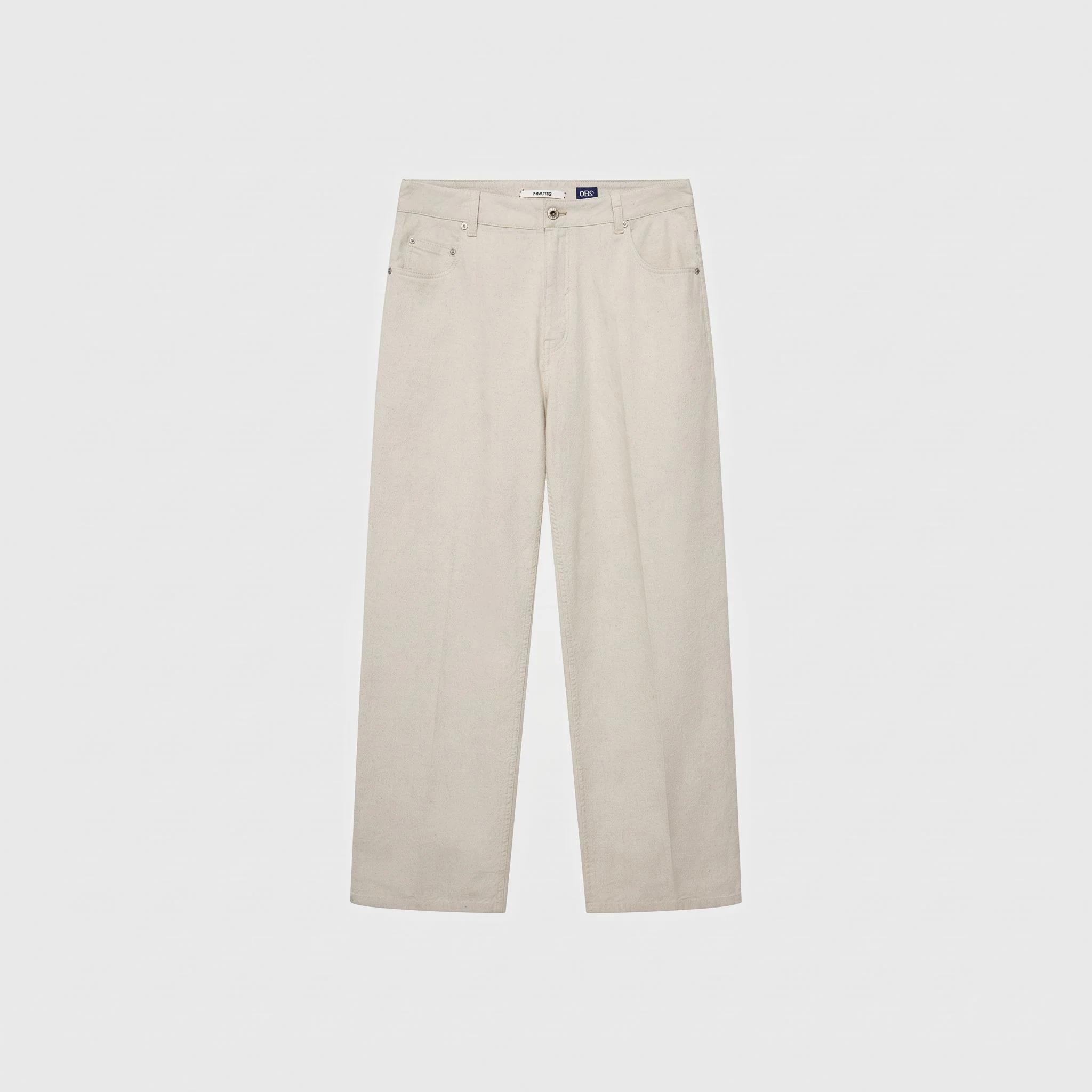 Linen-Cotton Straight Jeans - Image 6