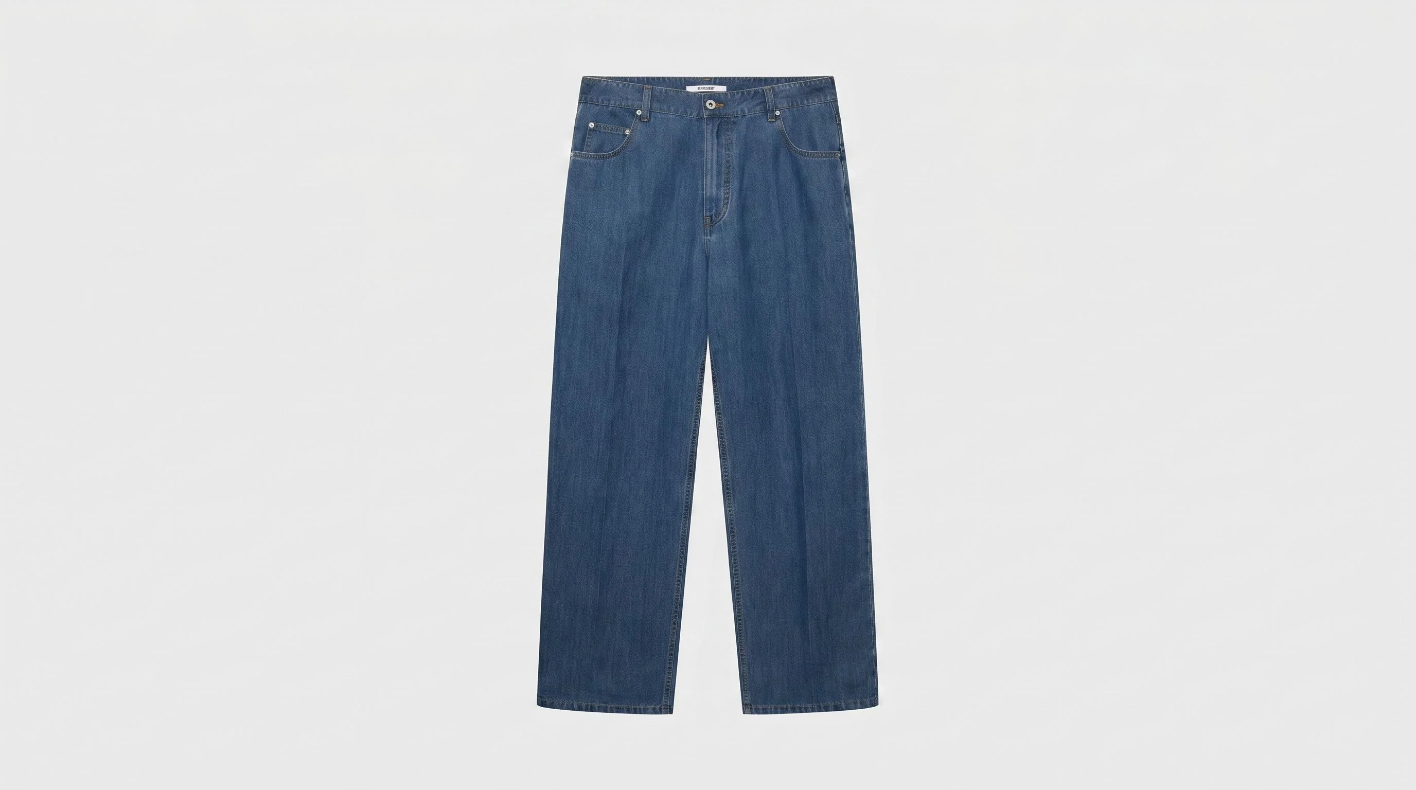 Linen-Cotton Straight Jeans - Image 7