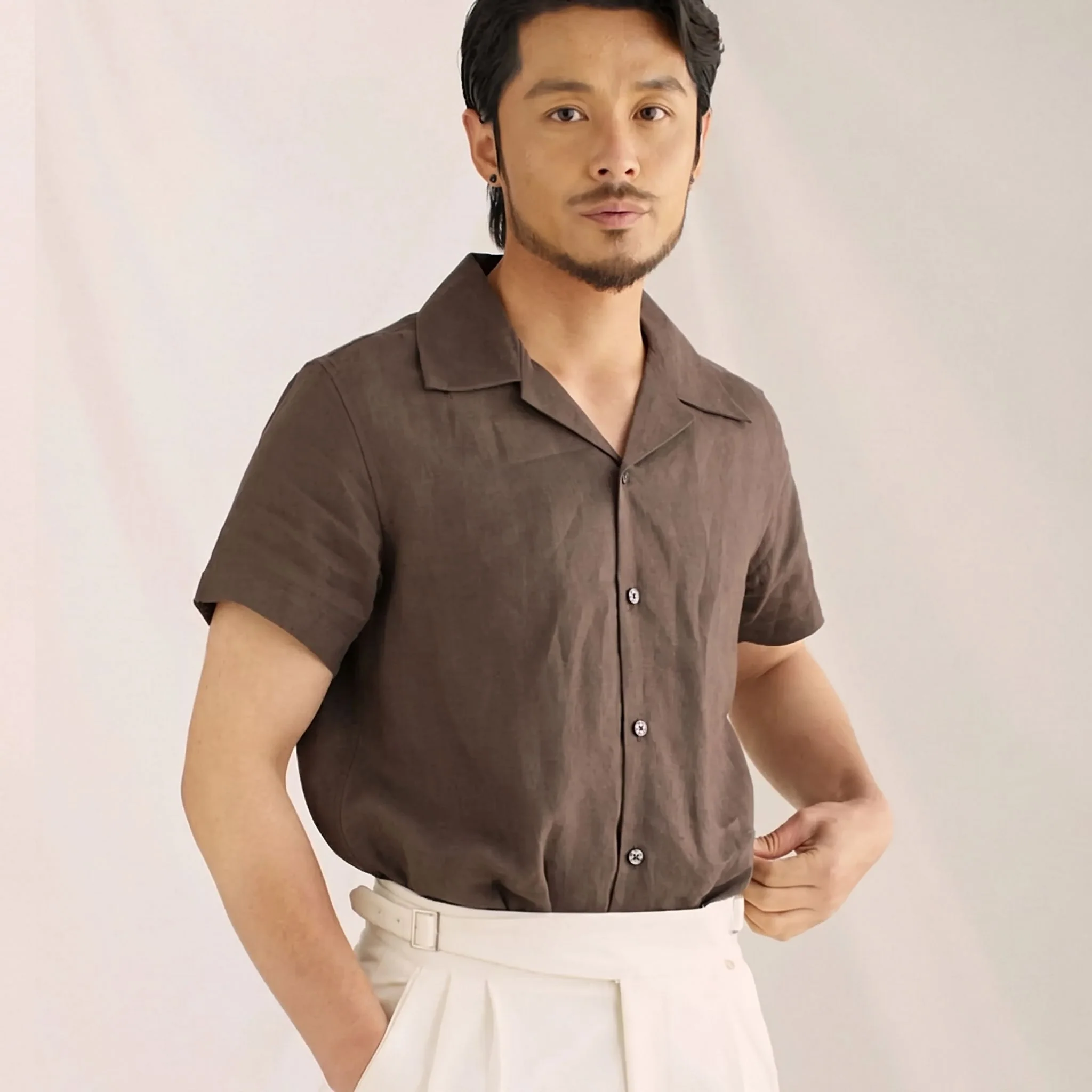 Linen Cuban Shirt - Image 9