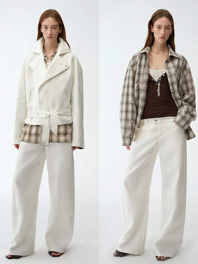 Linen Double Waist Pants - Image 3
