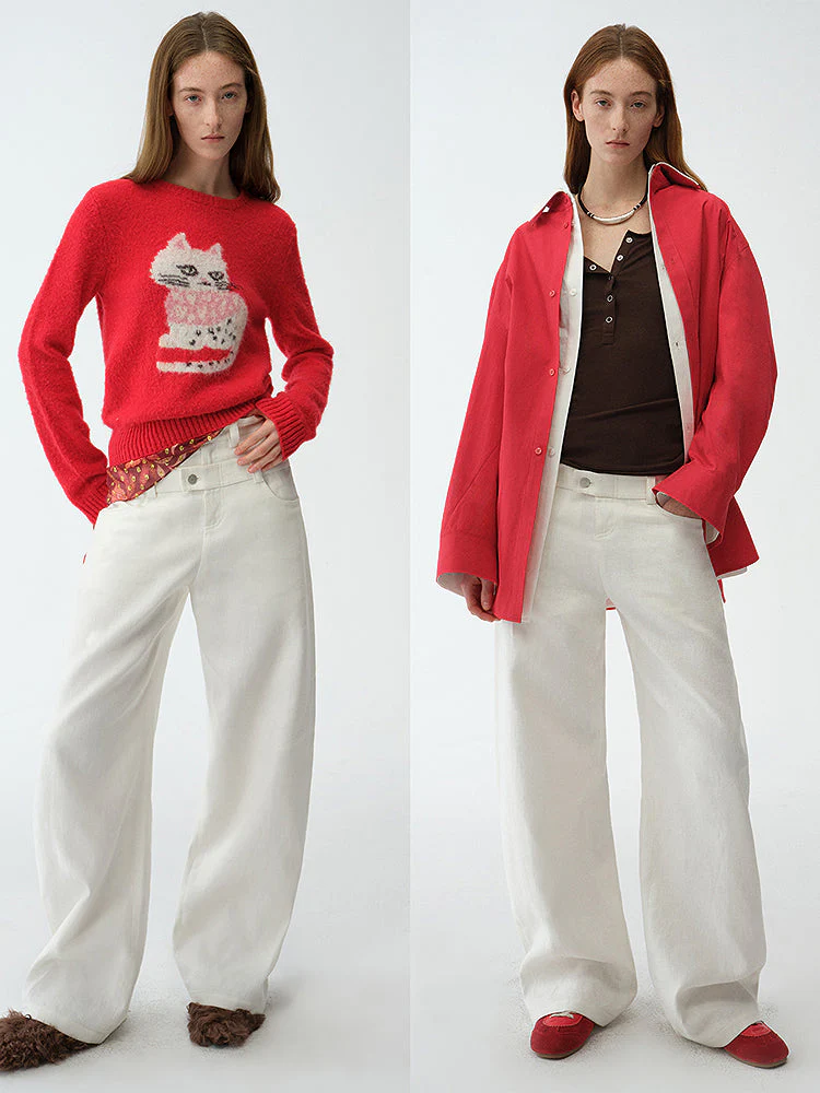 Linen Double Waist Pants - Image 4