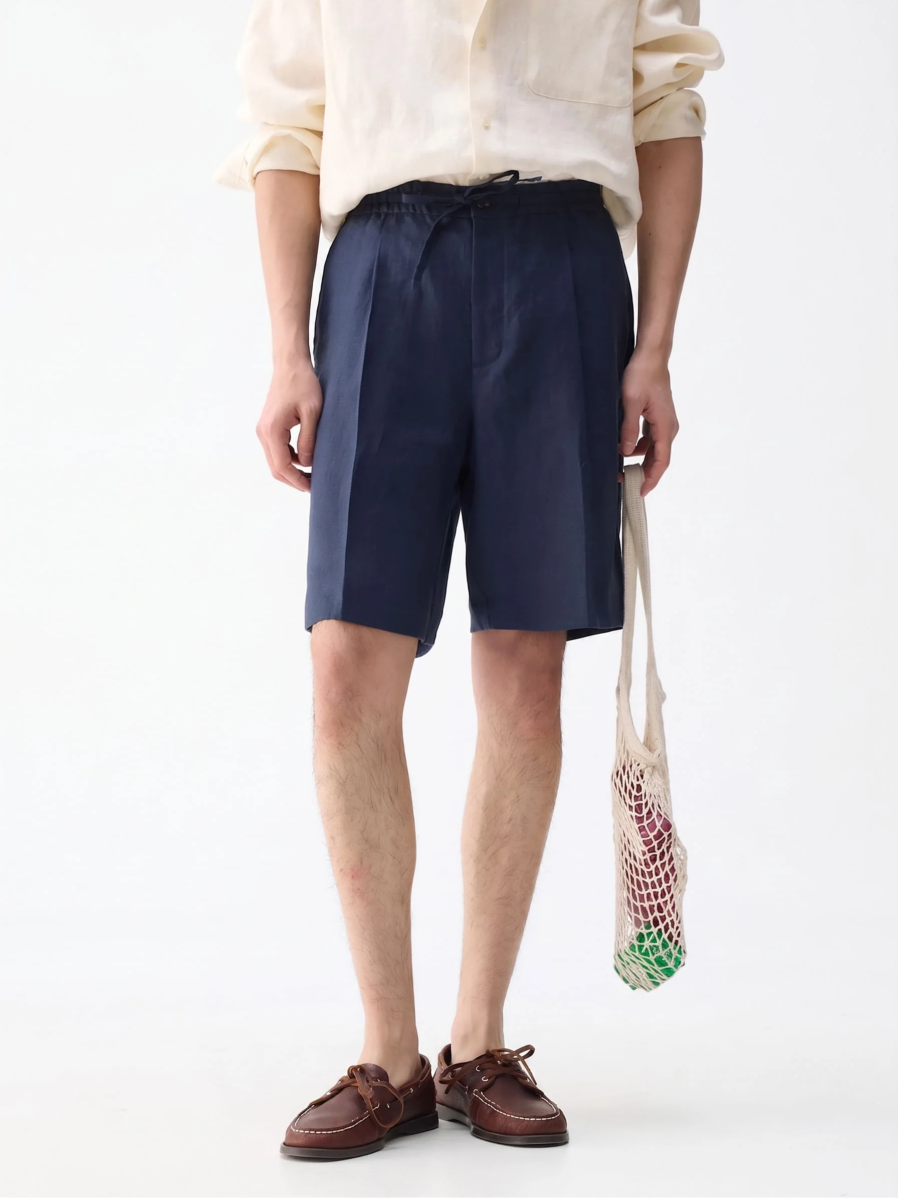 Linen Drawstring Shorts