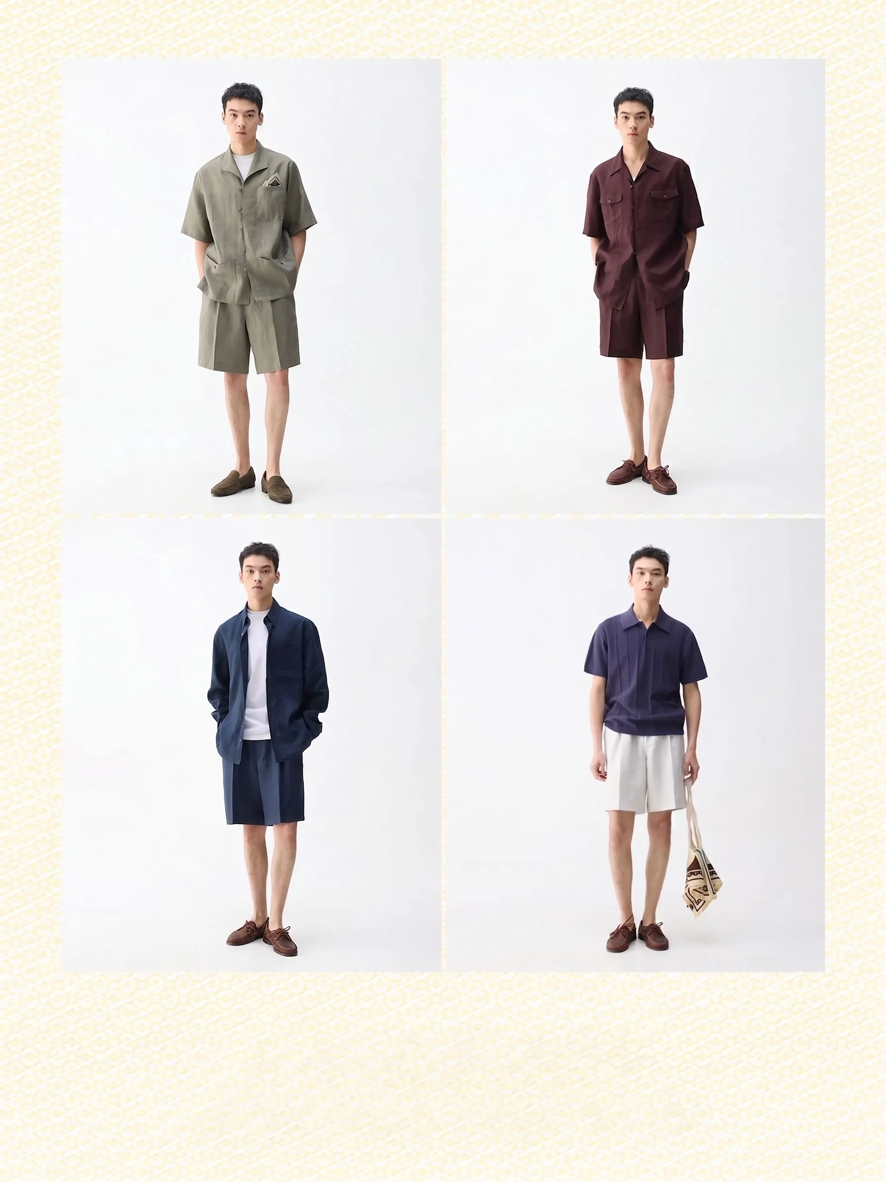 Linen Drawstring Shorts - Image 4