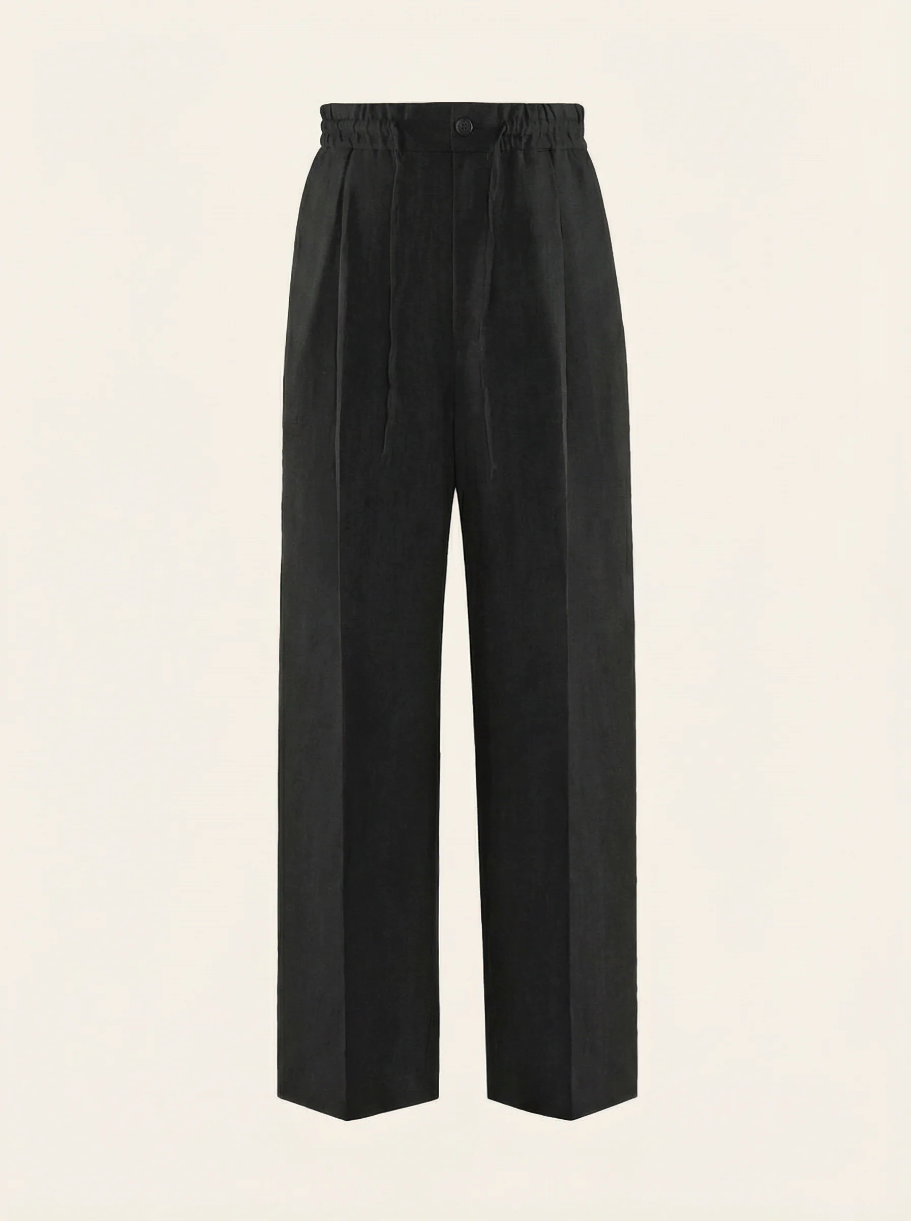 Linen Drawstring Trousers - Image 7