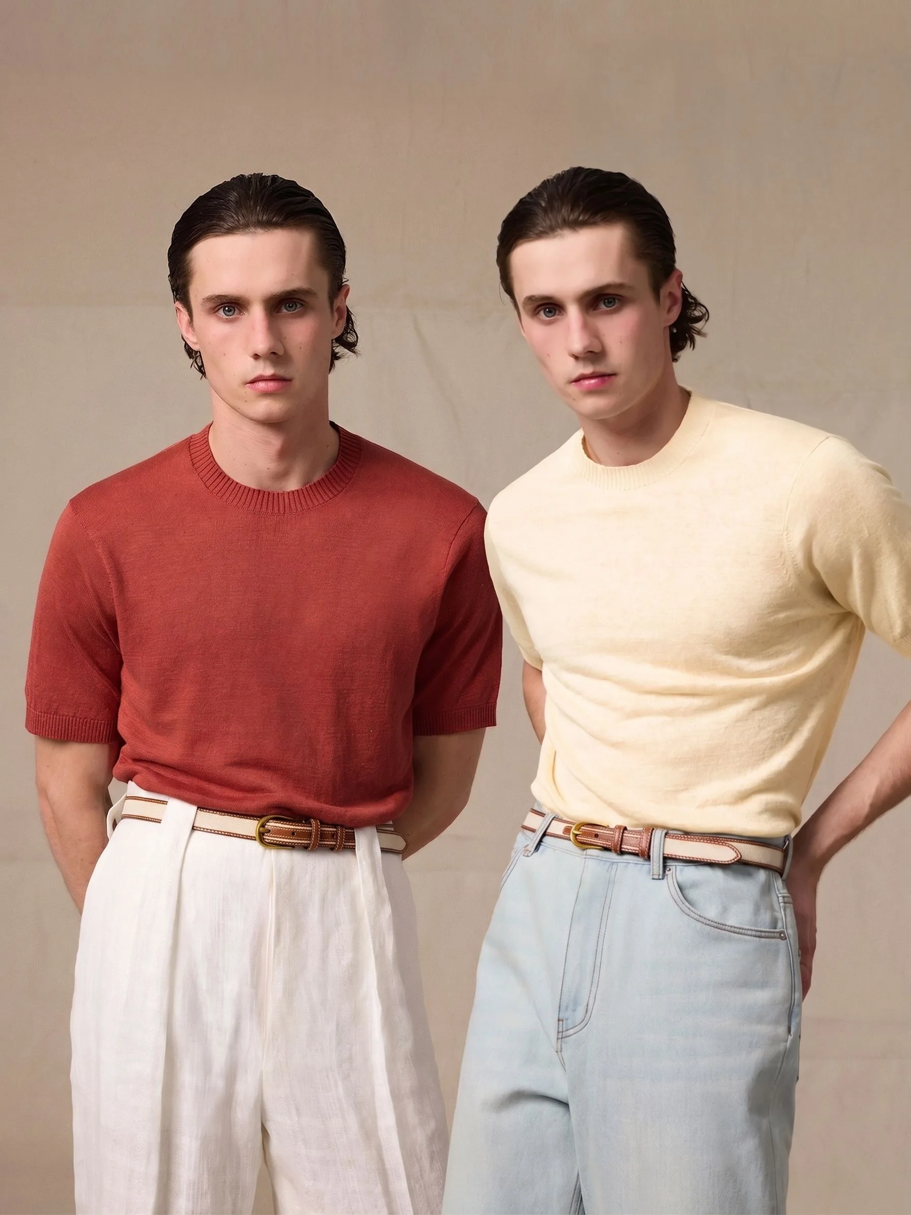 Linen Knit Tee - Image 4