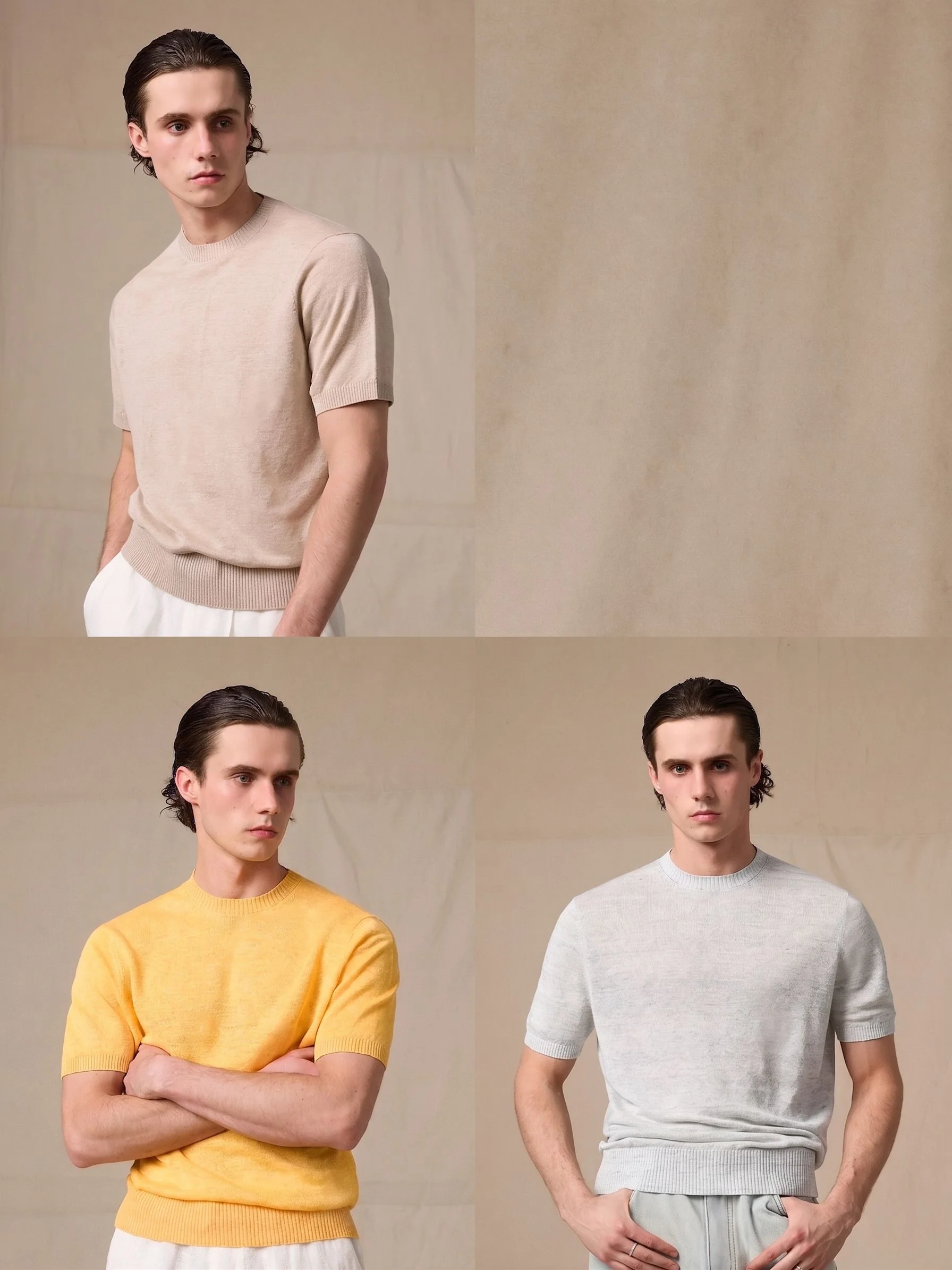 Linen Knit Tee - Image 4