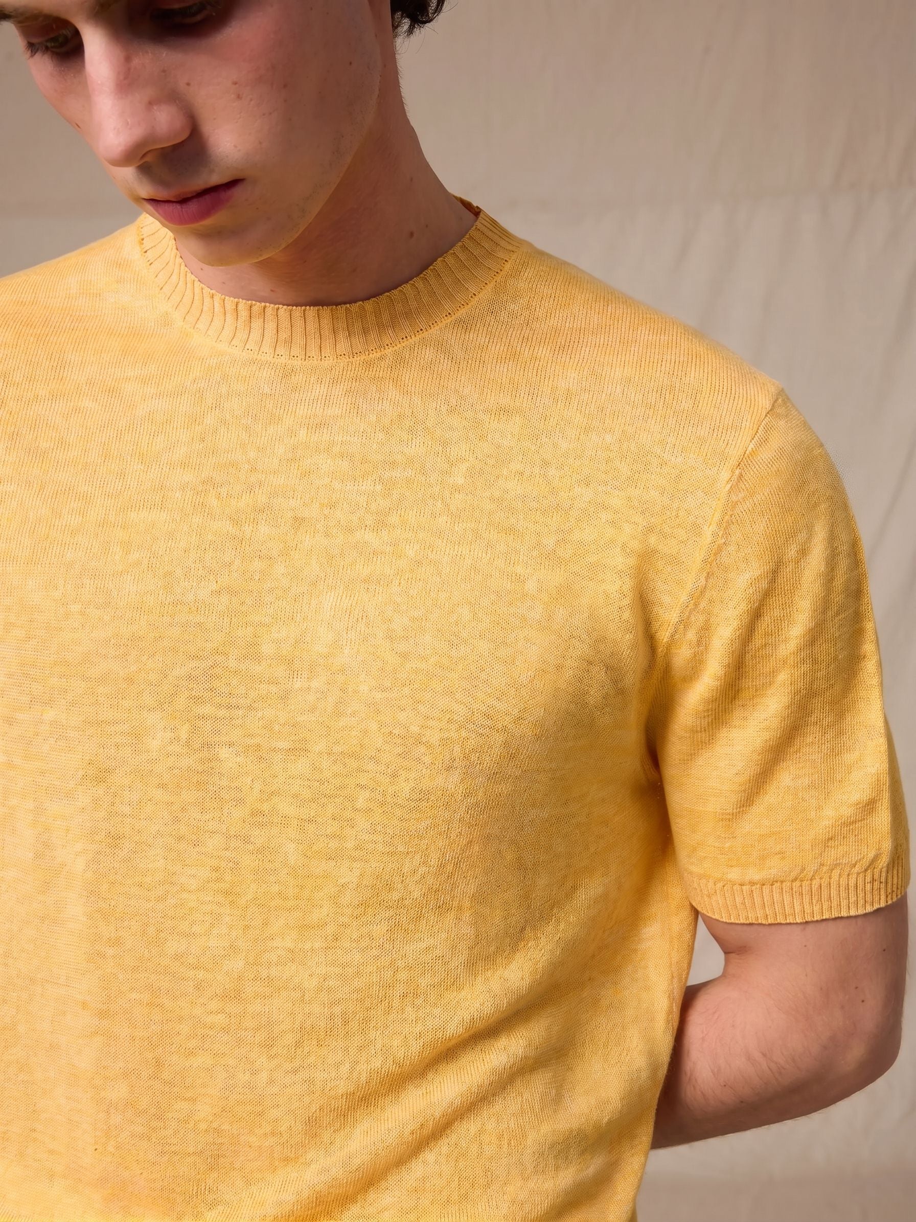 Linen Knit Tee - Image 5