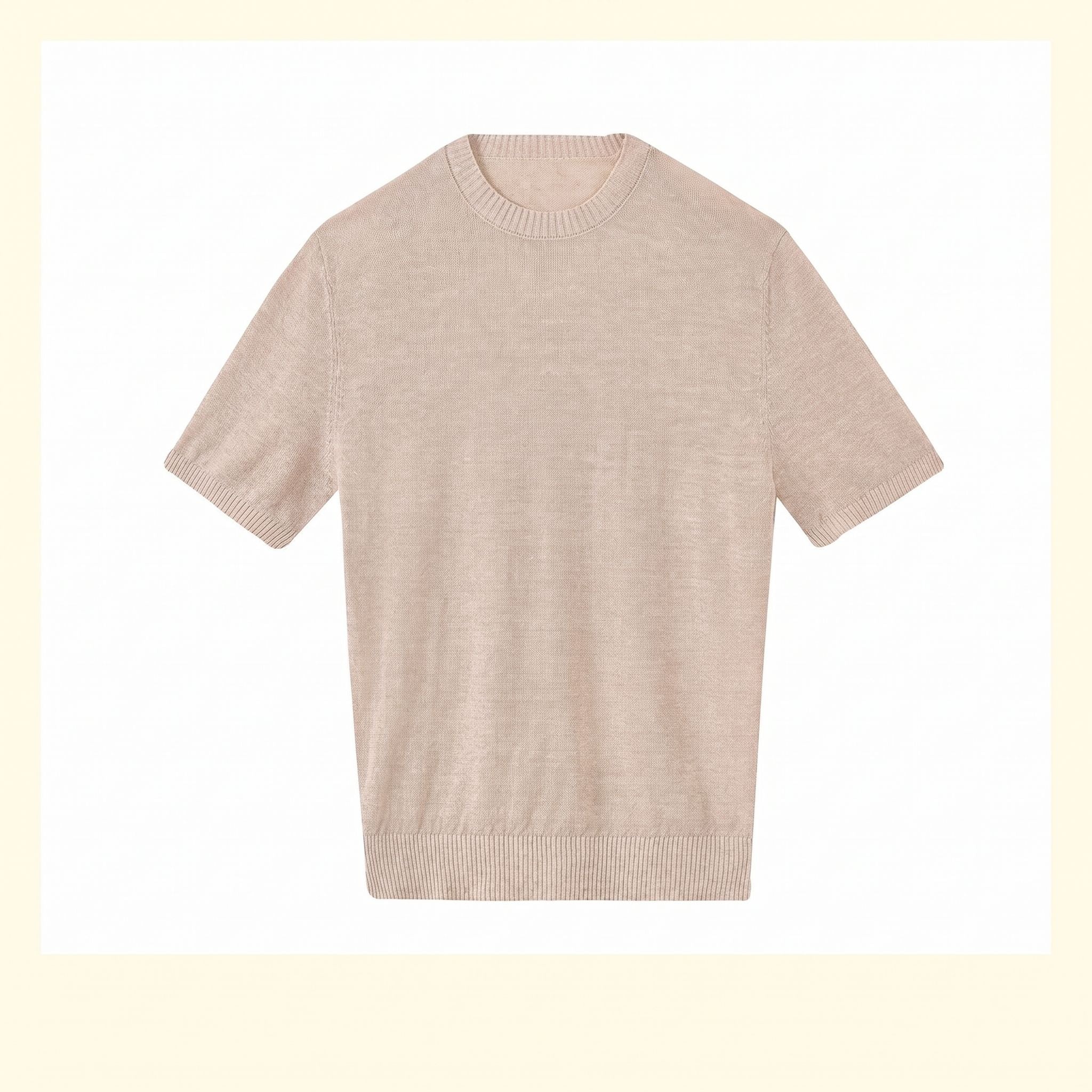 Linen Knit Tee - Image 8