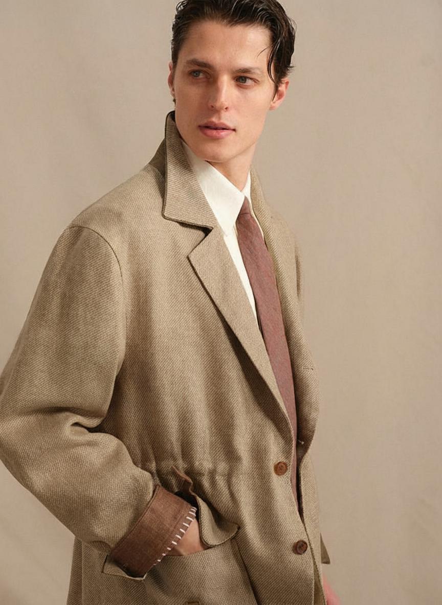 Linen Safari Jacket - Image 2