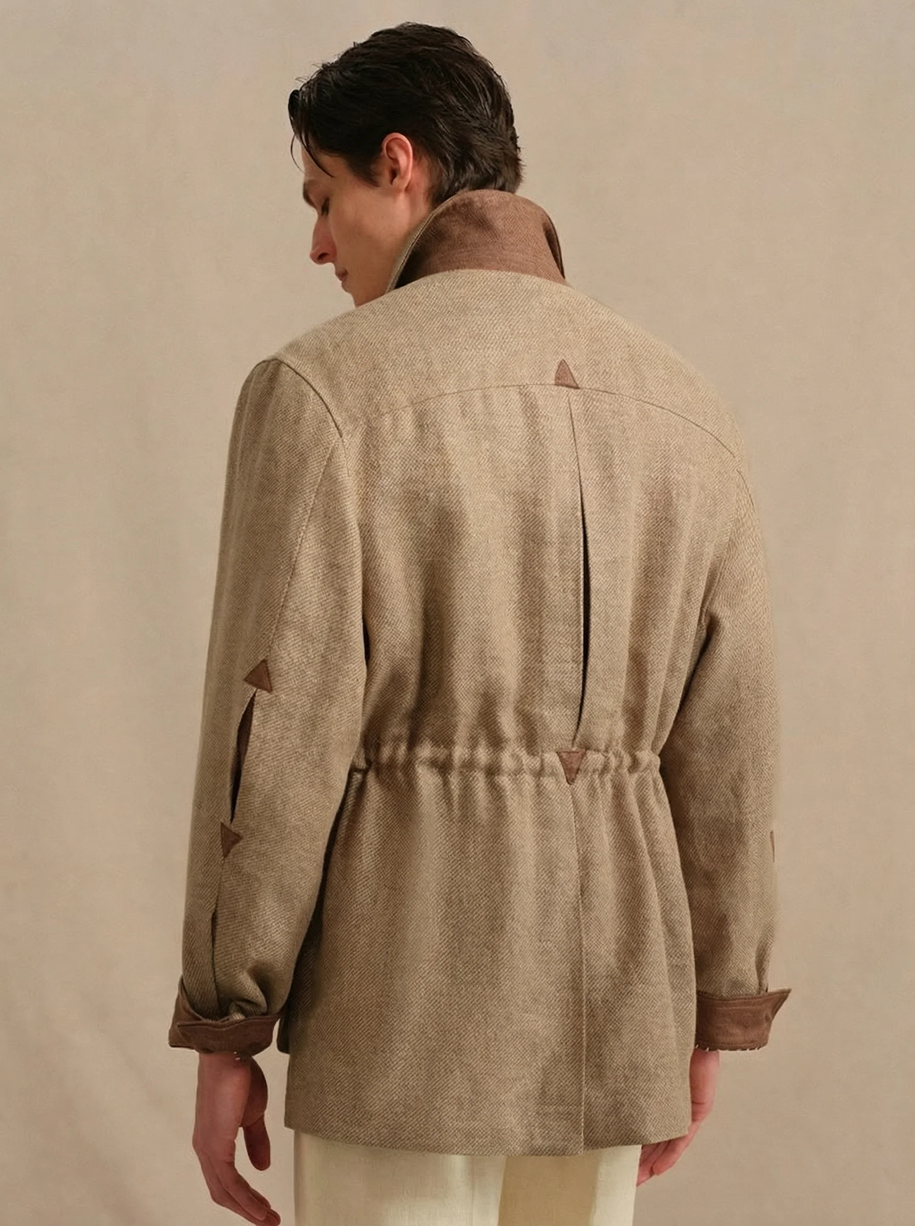 Linen Safari Jacket - Image 4