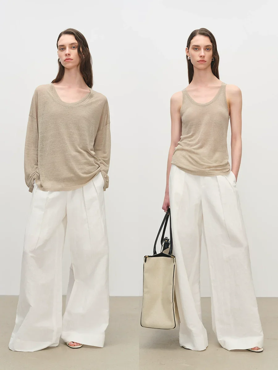 Linen Sheer Layered Duo - Image 2