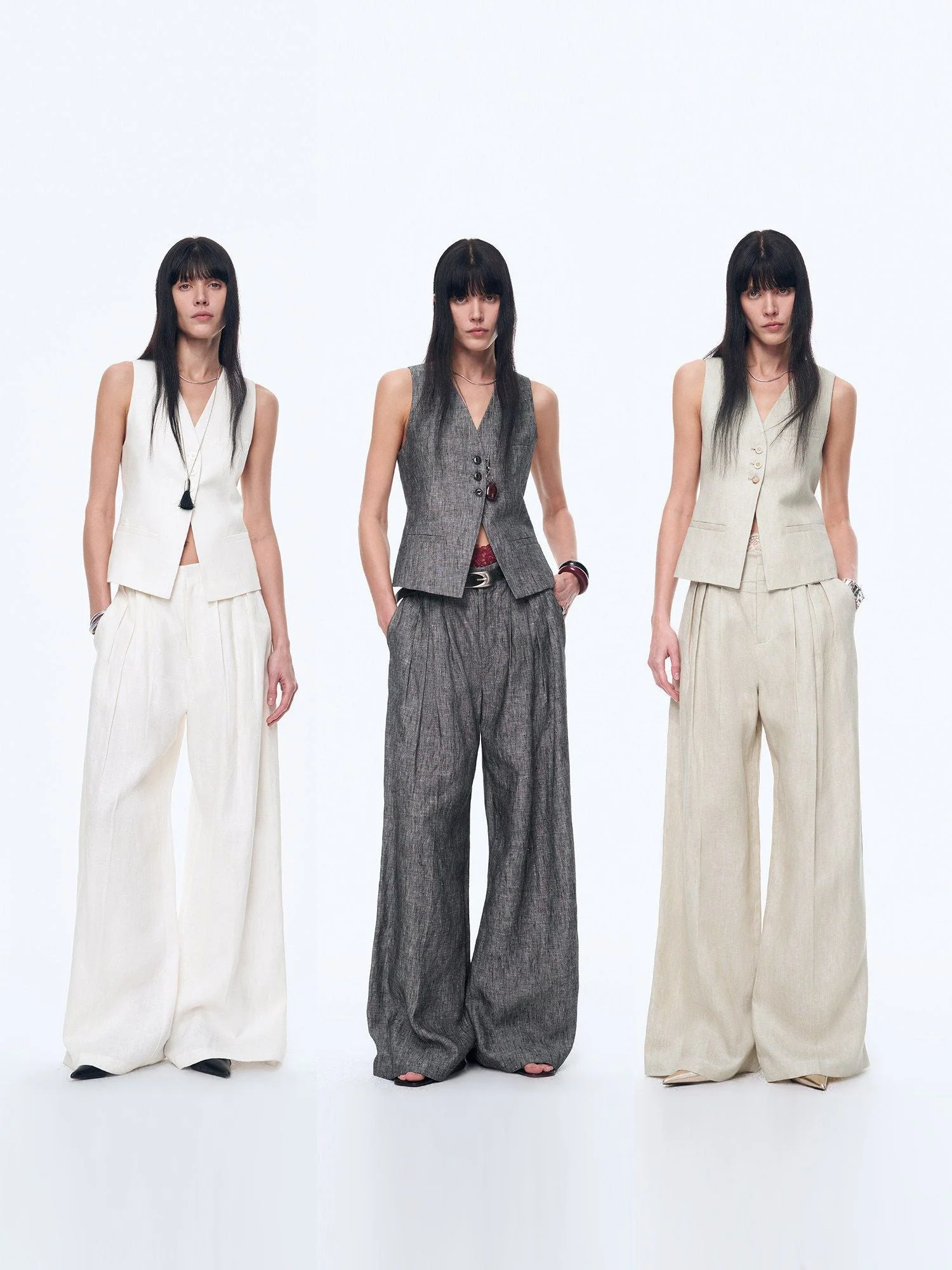 Linen Vest Set - Image 4