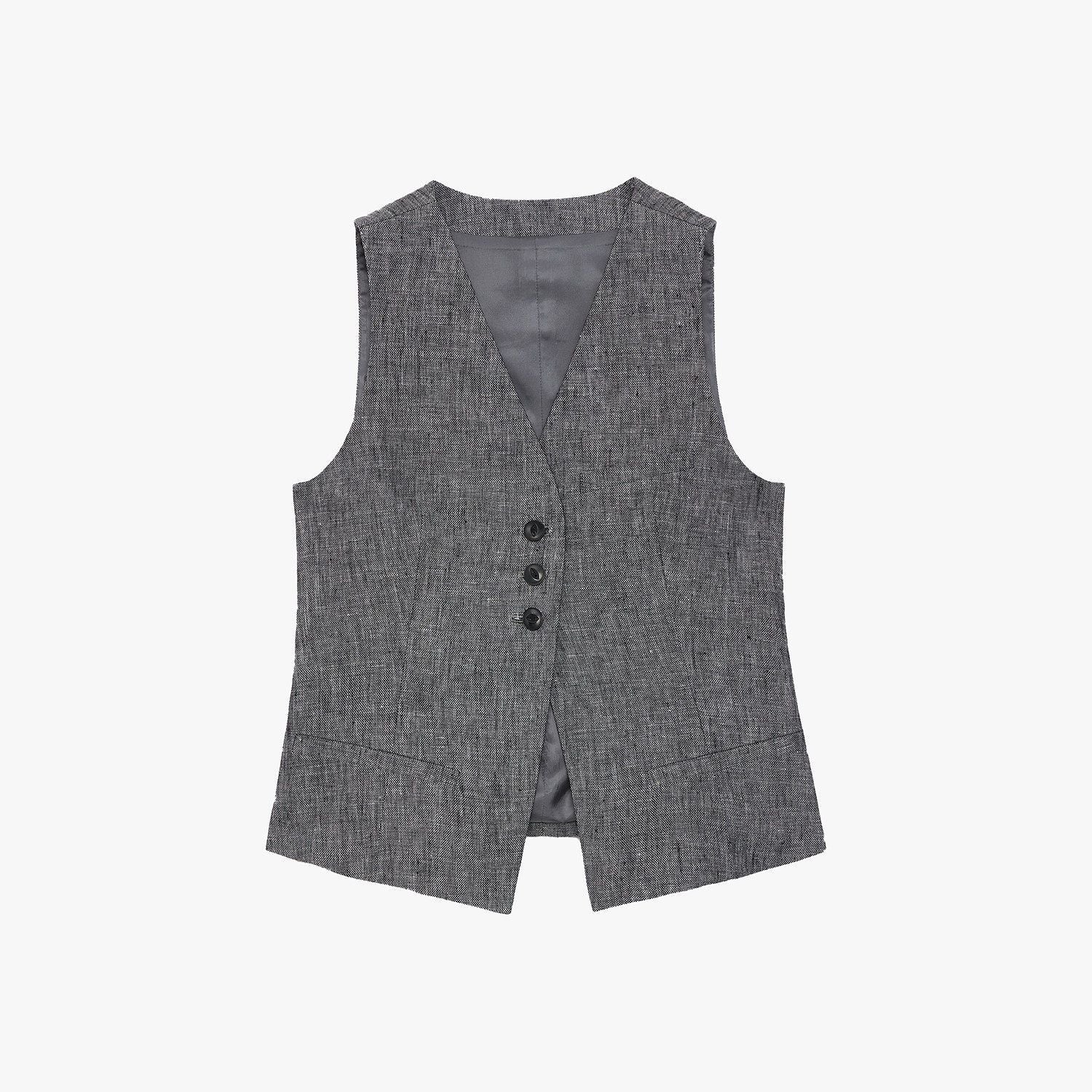 Linen Vest Set - Image 6