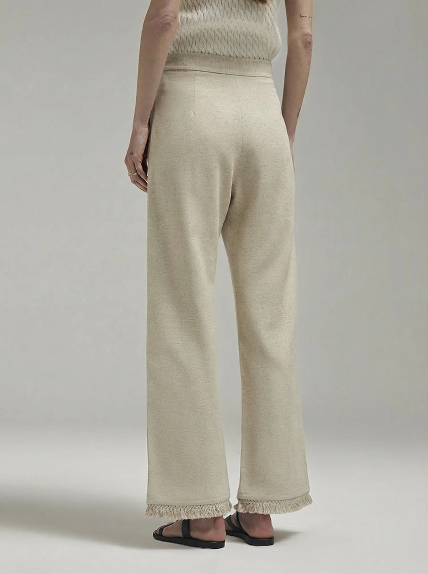 Linen Vest & Wide-Leg Trousers - Image 5