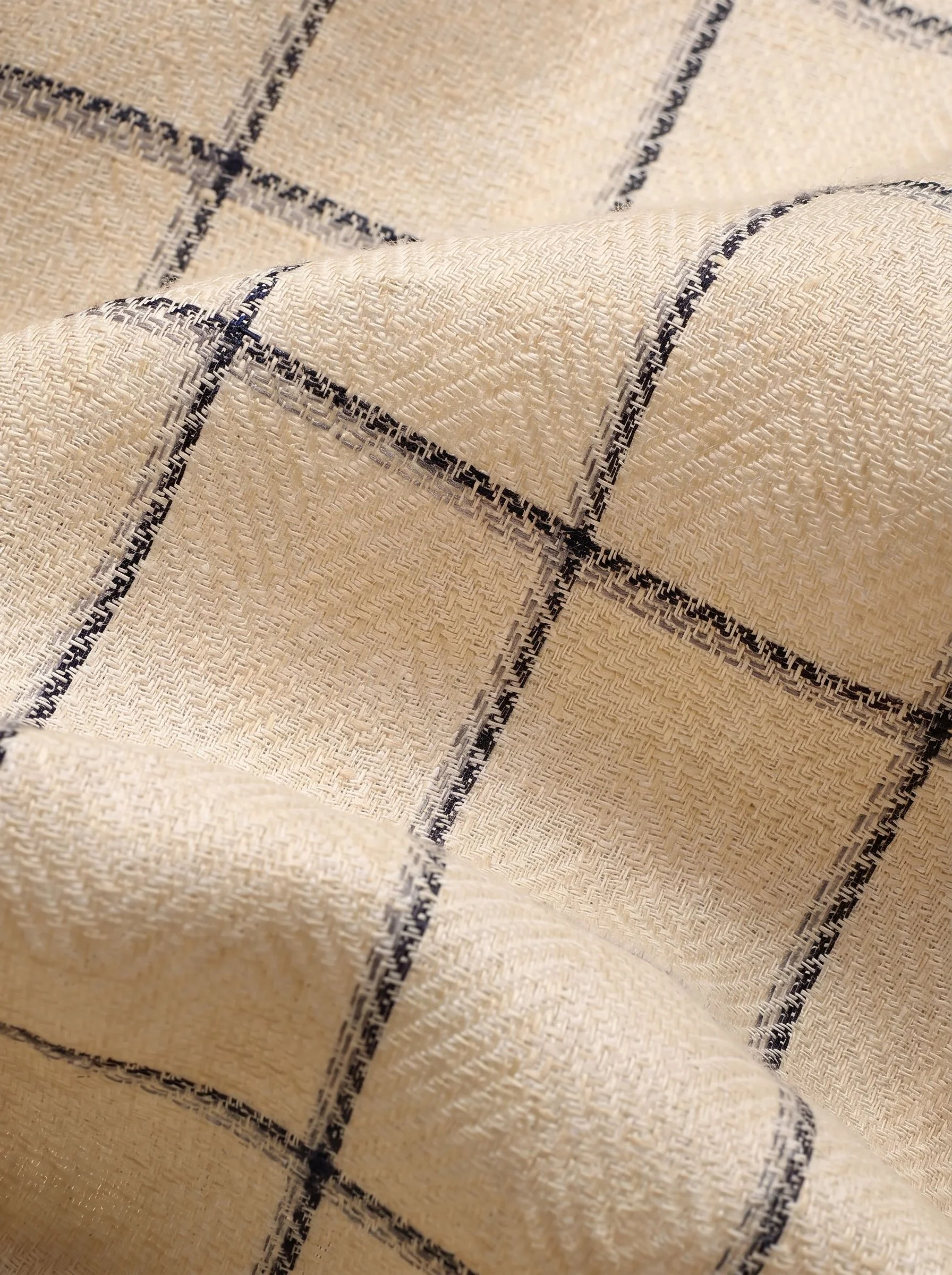 Linen Windowpane Blazer - Image 4