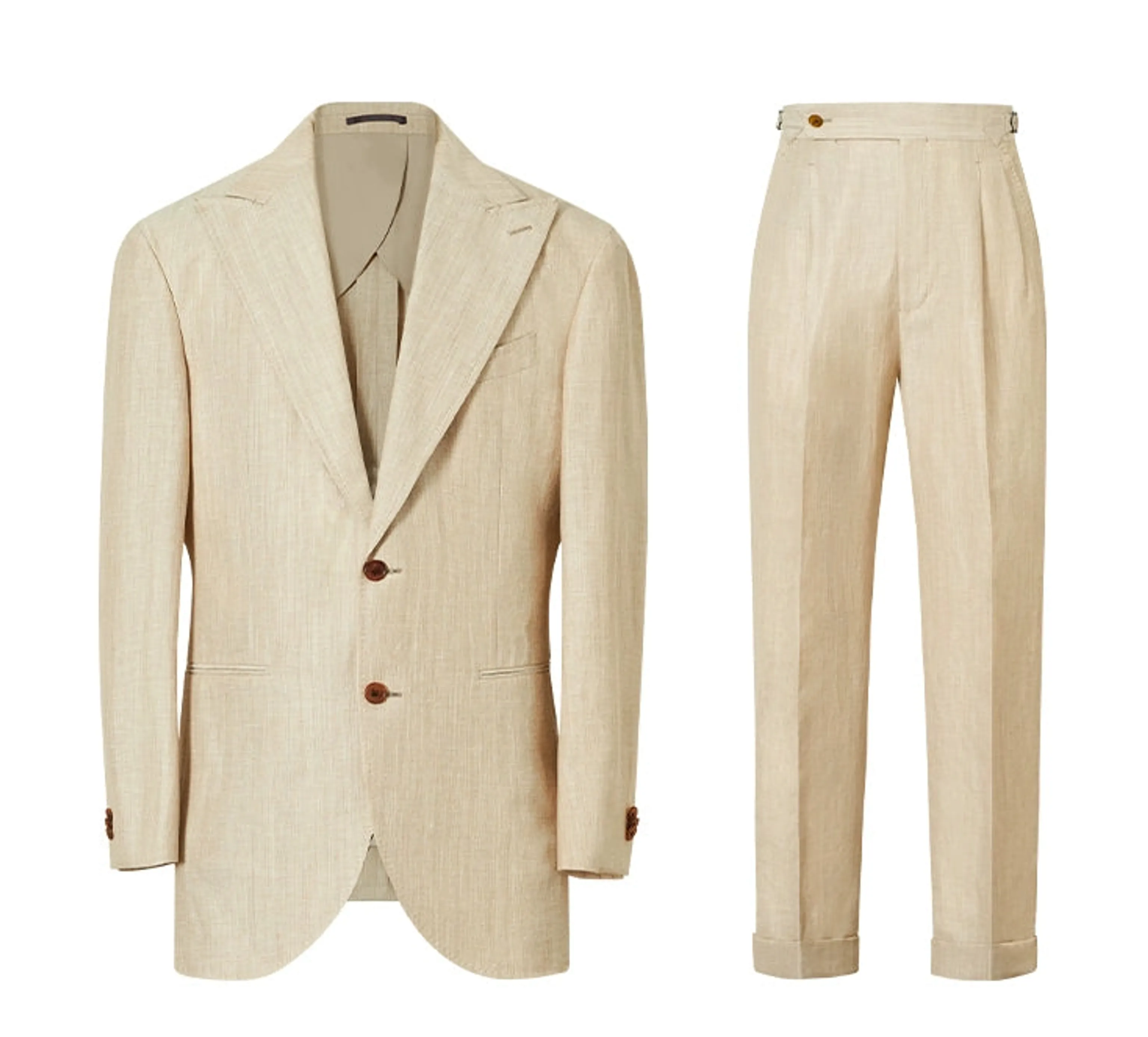 Linen Wool Half-Lined Jacket - Image 10