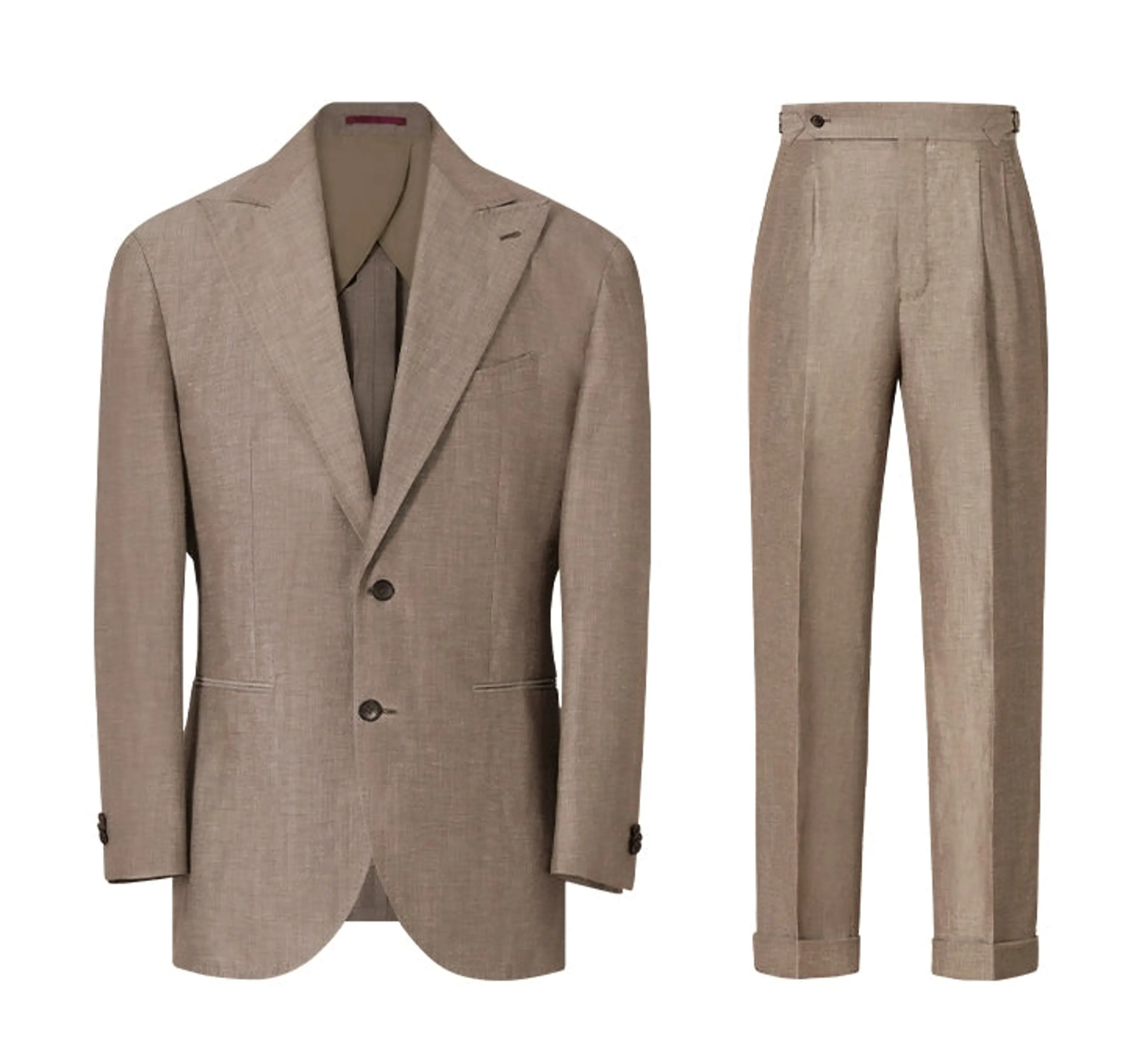 Linen Wool Half-Lined Jacket - Image 11