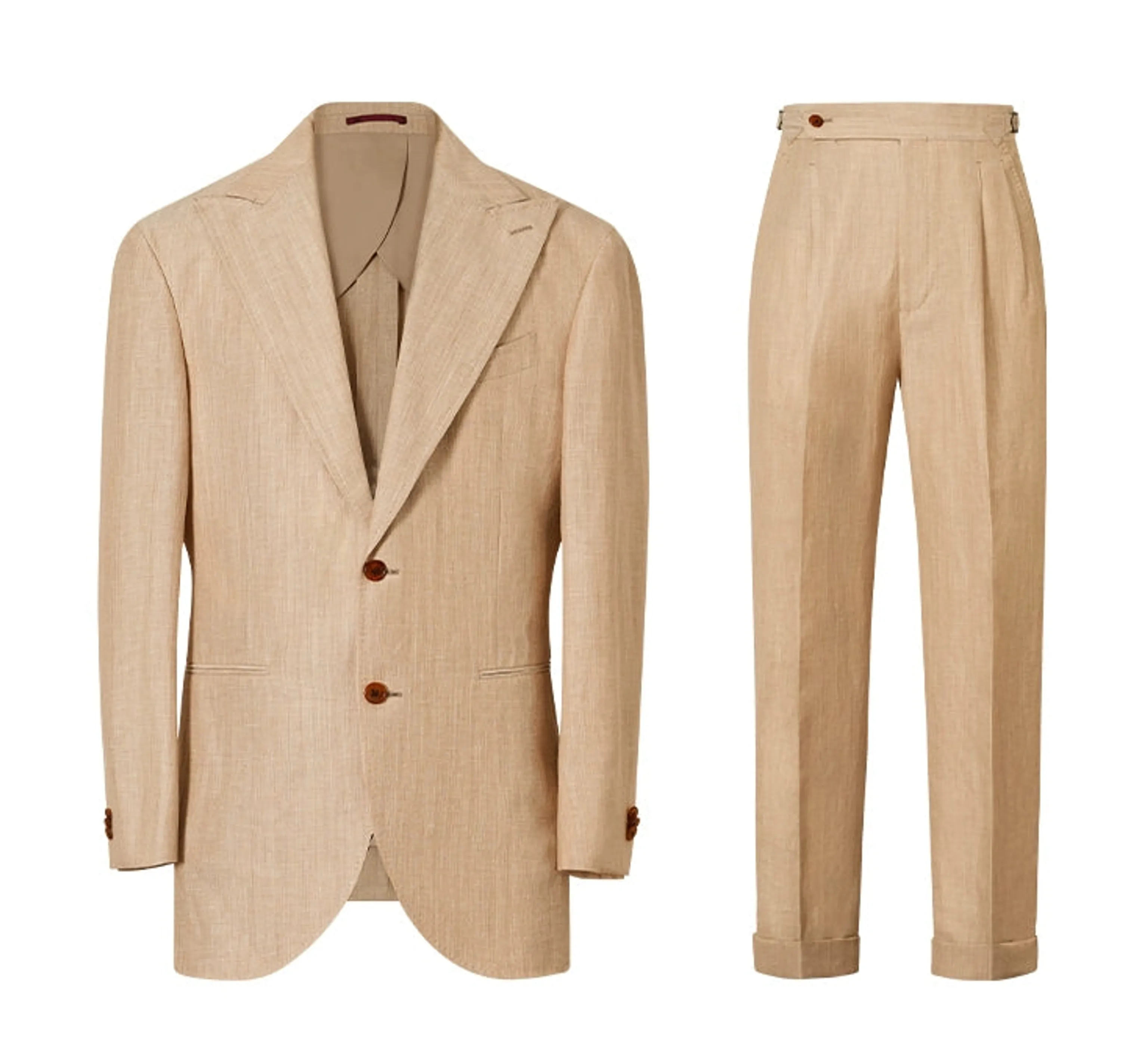 Linen Wool Half-Lined Jacket - Image 12