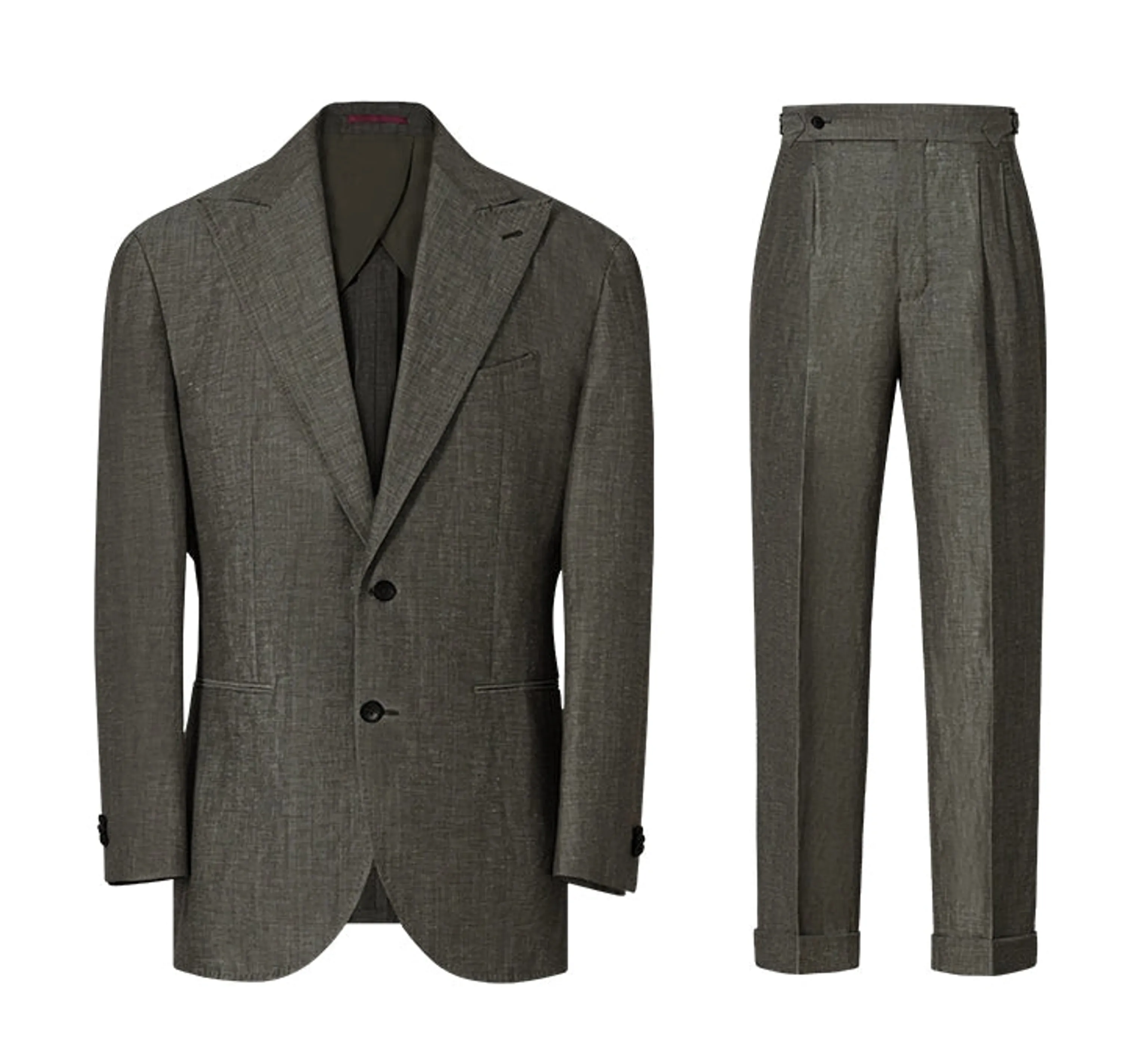 Linen Wool Half-Lined Jacket - Image 9