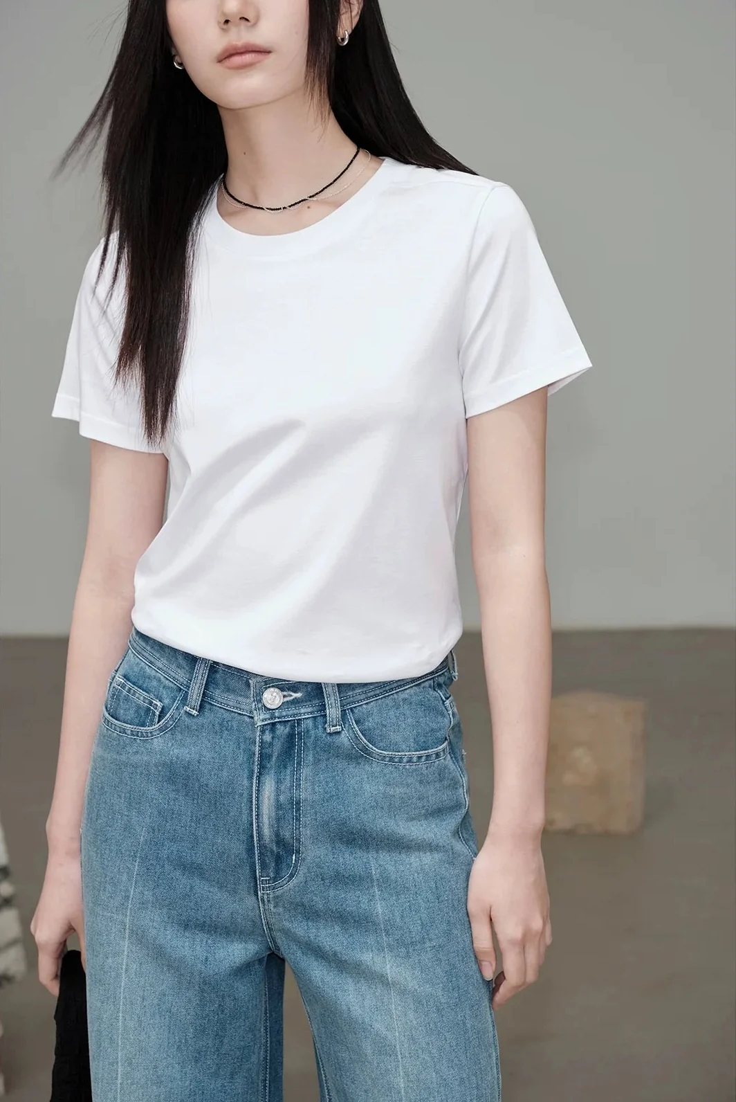 Liquid Silk Basic Tee