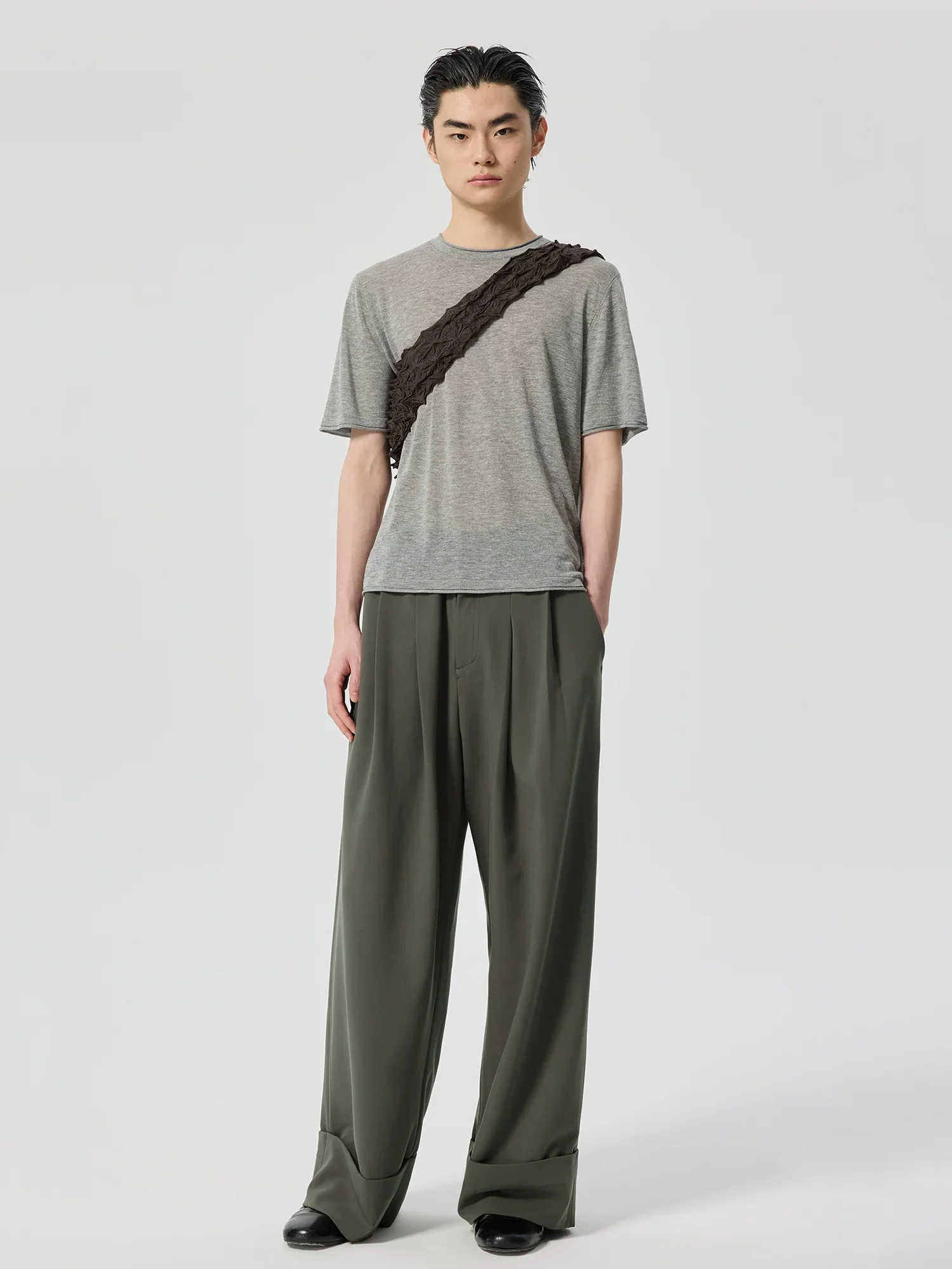 Logo Band Wide-Leg Trousers - Image 2