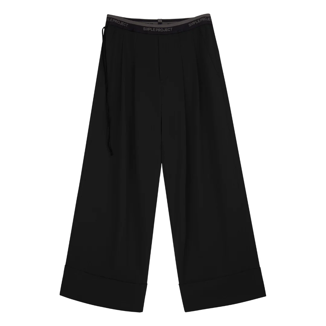 Logo Band Wide-Leg Trousers - Image 7