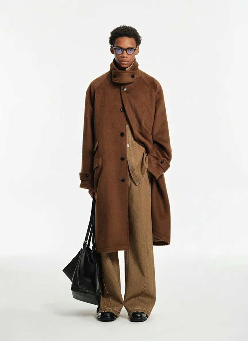 Long Collar Coat - Image 5