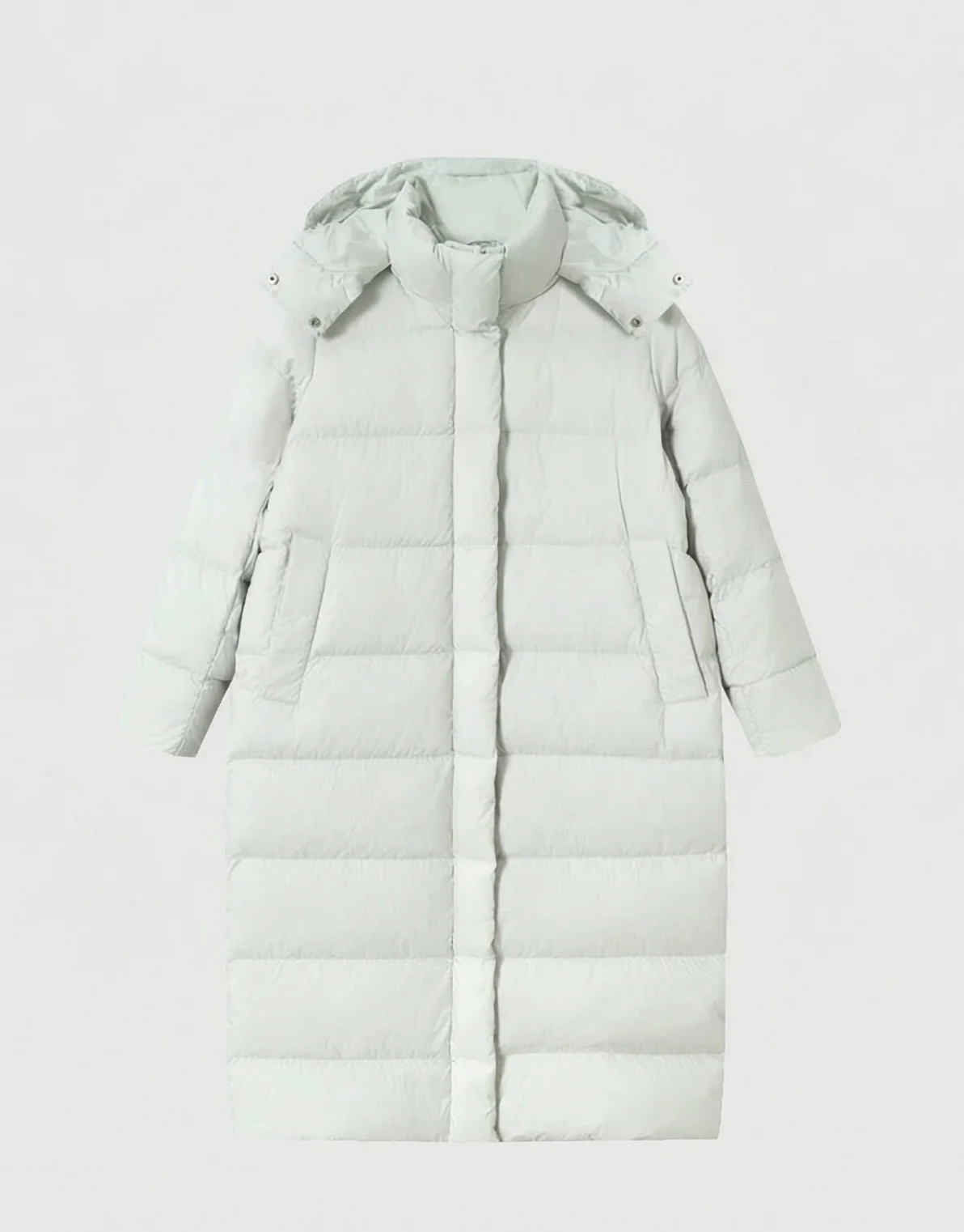Long Hooded Down Coat - Image 6