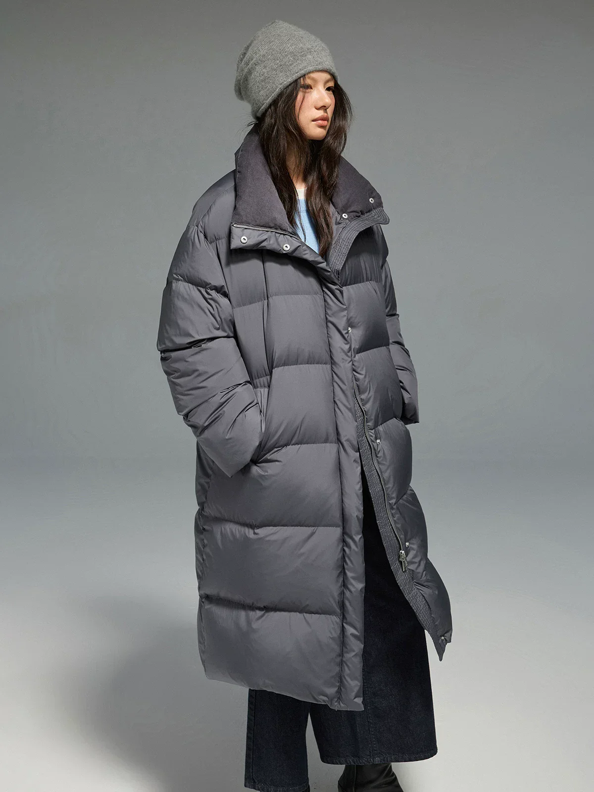 Long Puffer Coat - Image 3