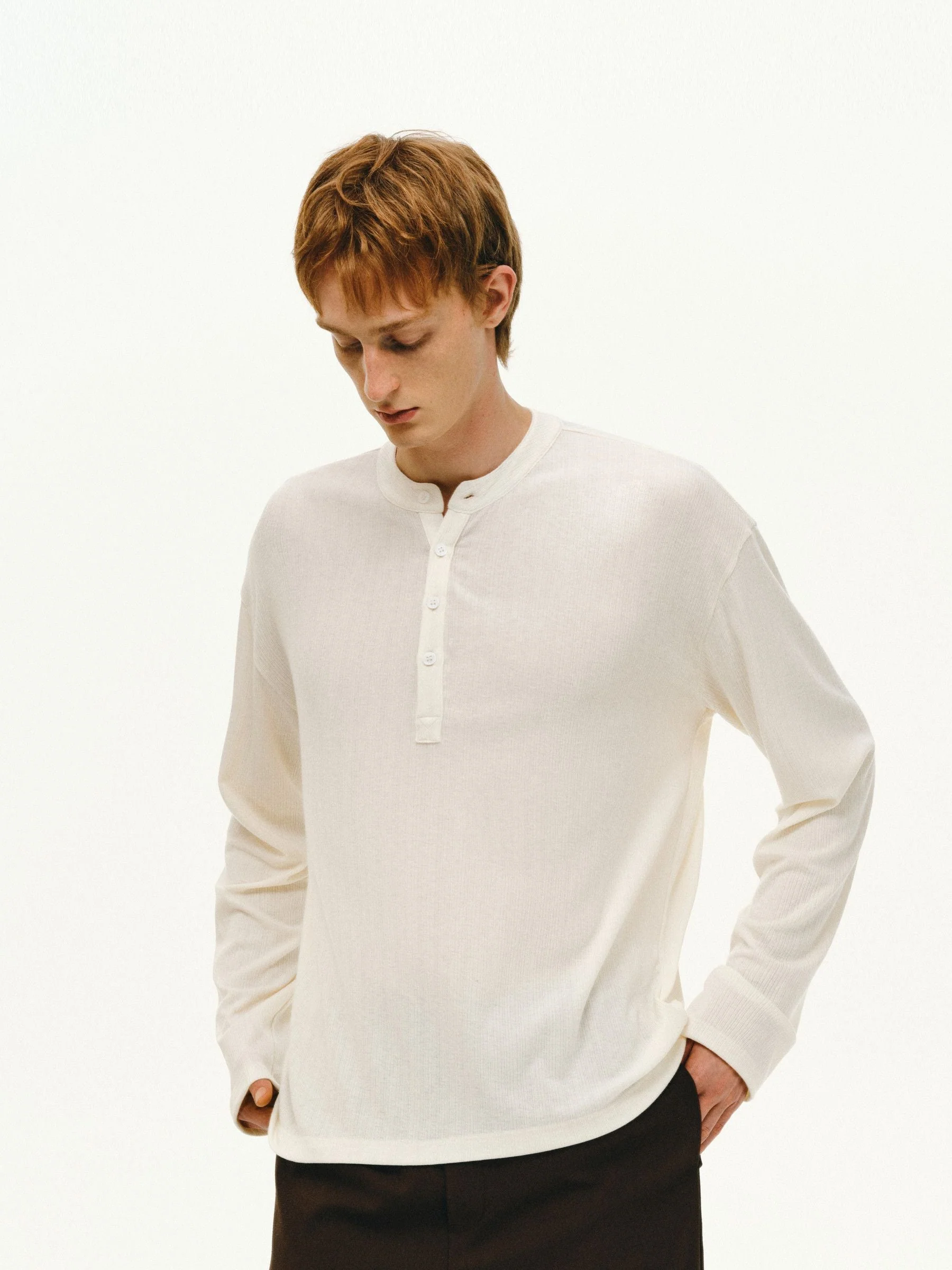 Long Sleeve Henley - Image 4