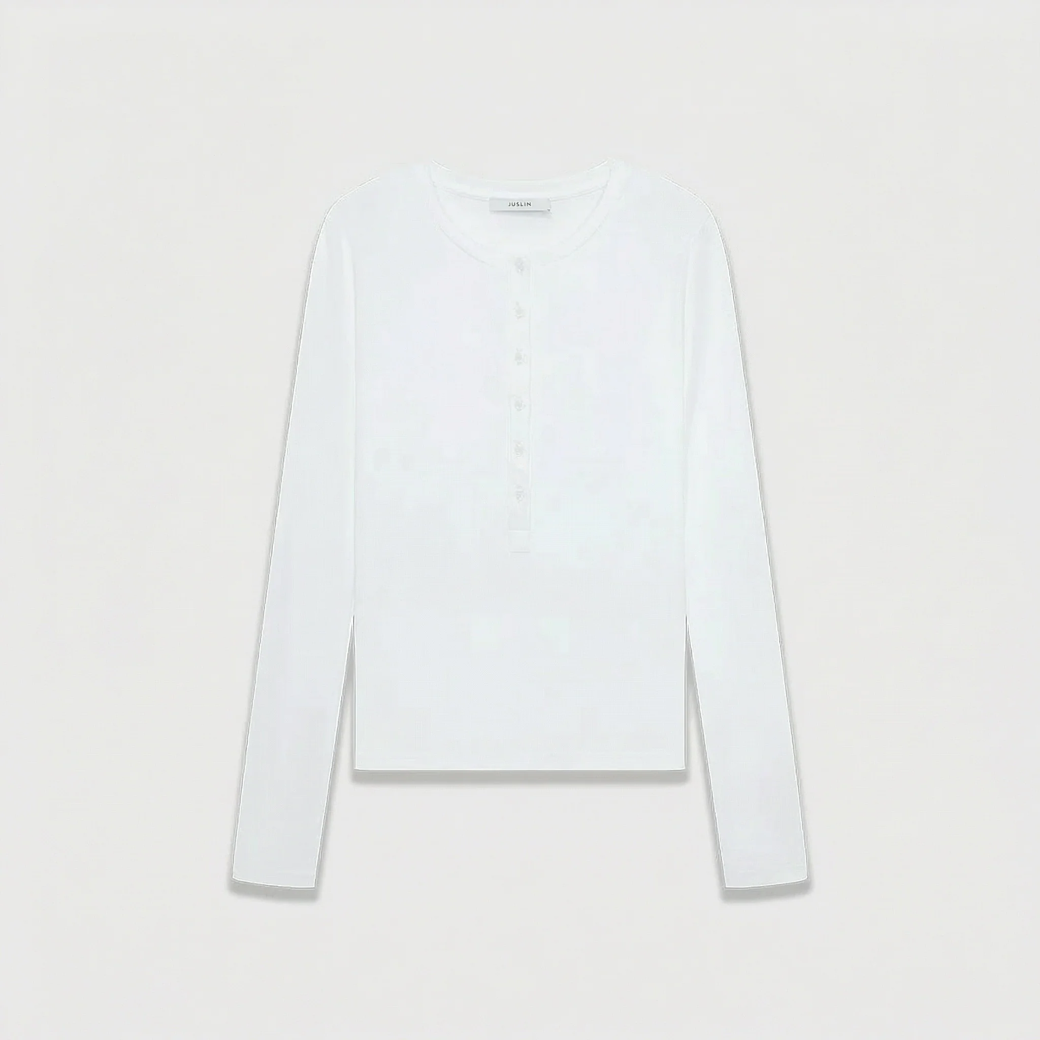 Long-Sleeve Henley Top - Image 8