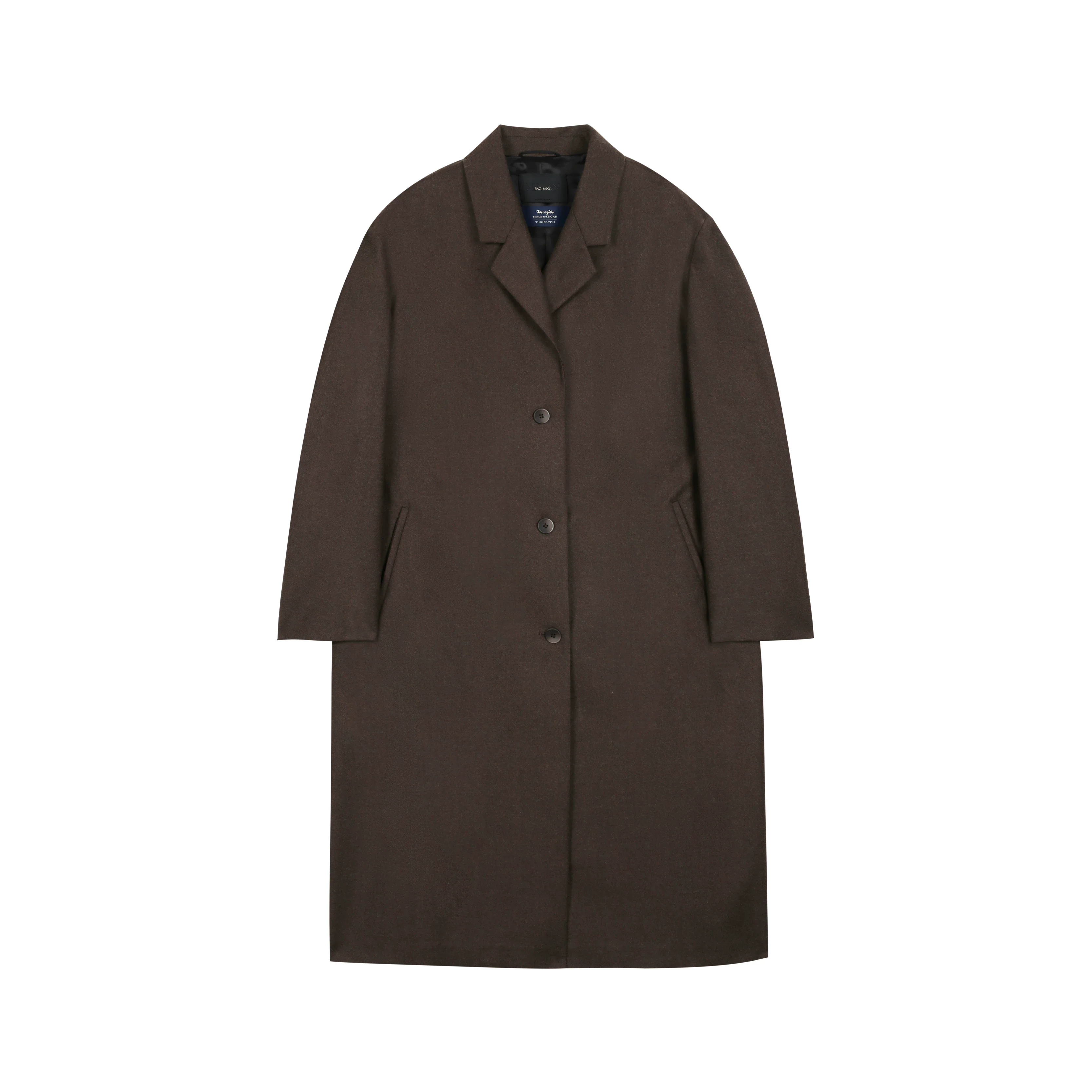 Long Wool Blazer Coat