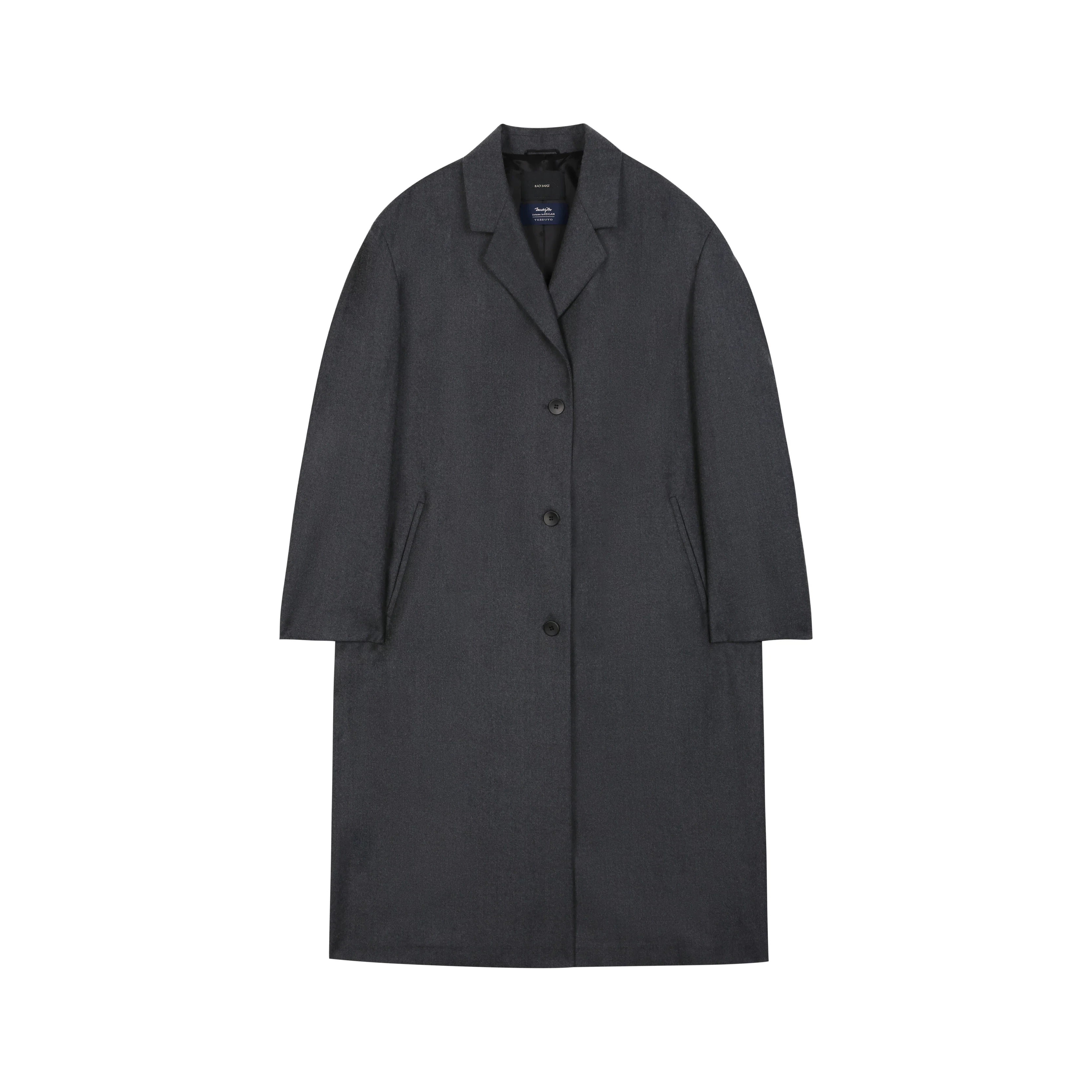 Long Wool Blazer Coat - Image 3